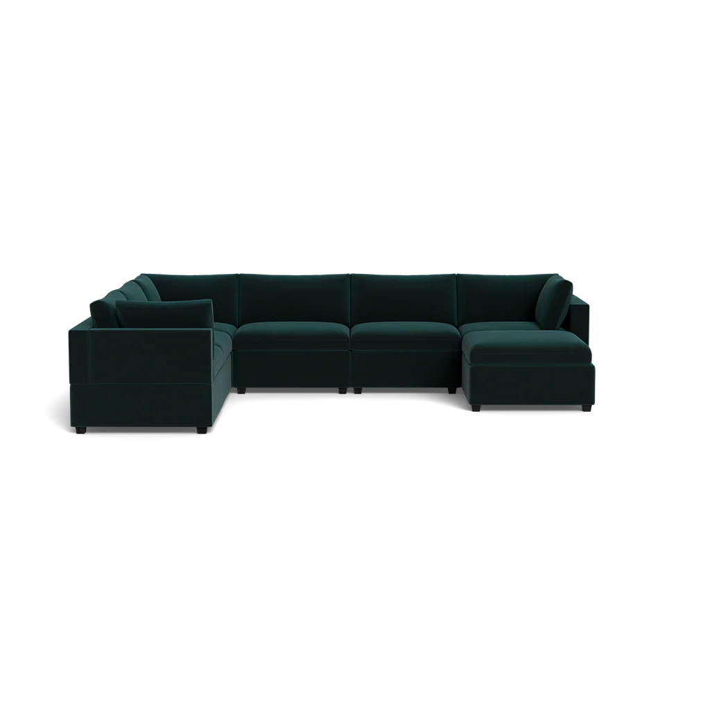 Kova Box Cushion Grand Corner + Ottoman - Image 11