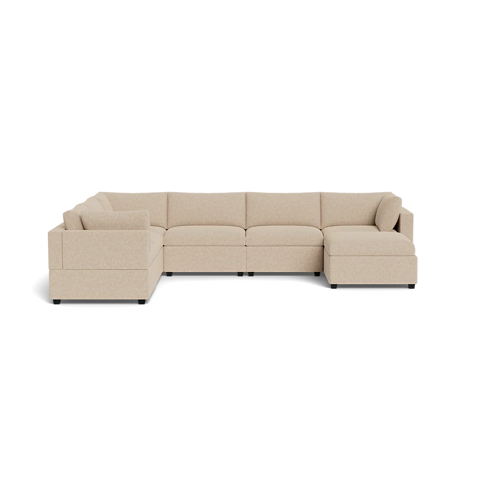 Kova Box Cushion Grand Corner + Ottoman - Image 14