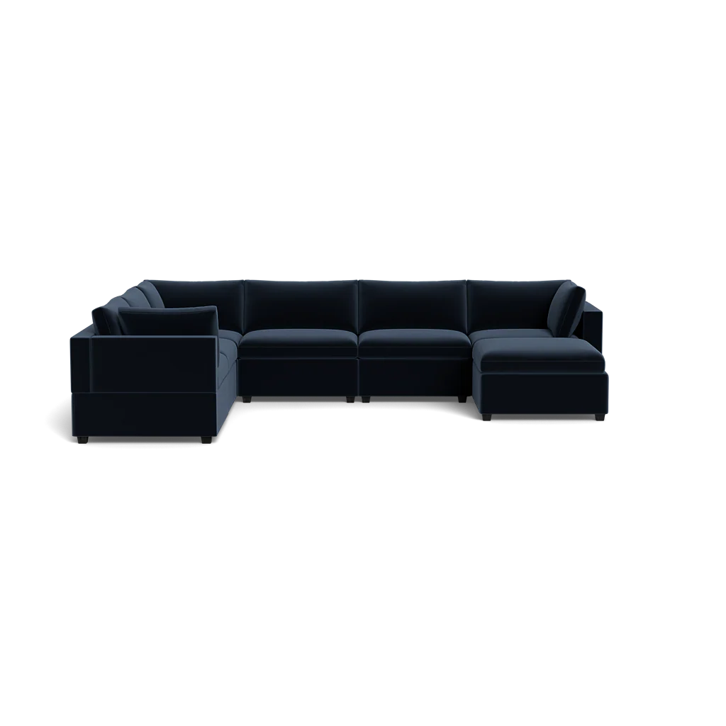 Kova Box Cushion Grand Corner + Ottoman - Image 20