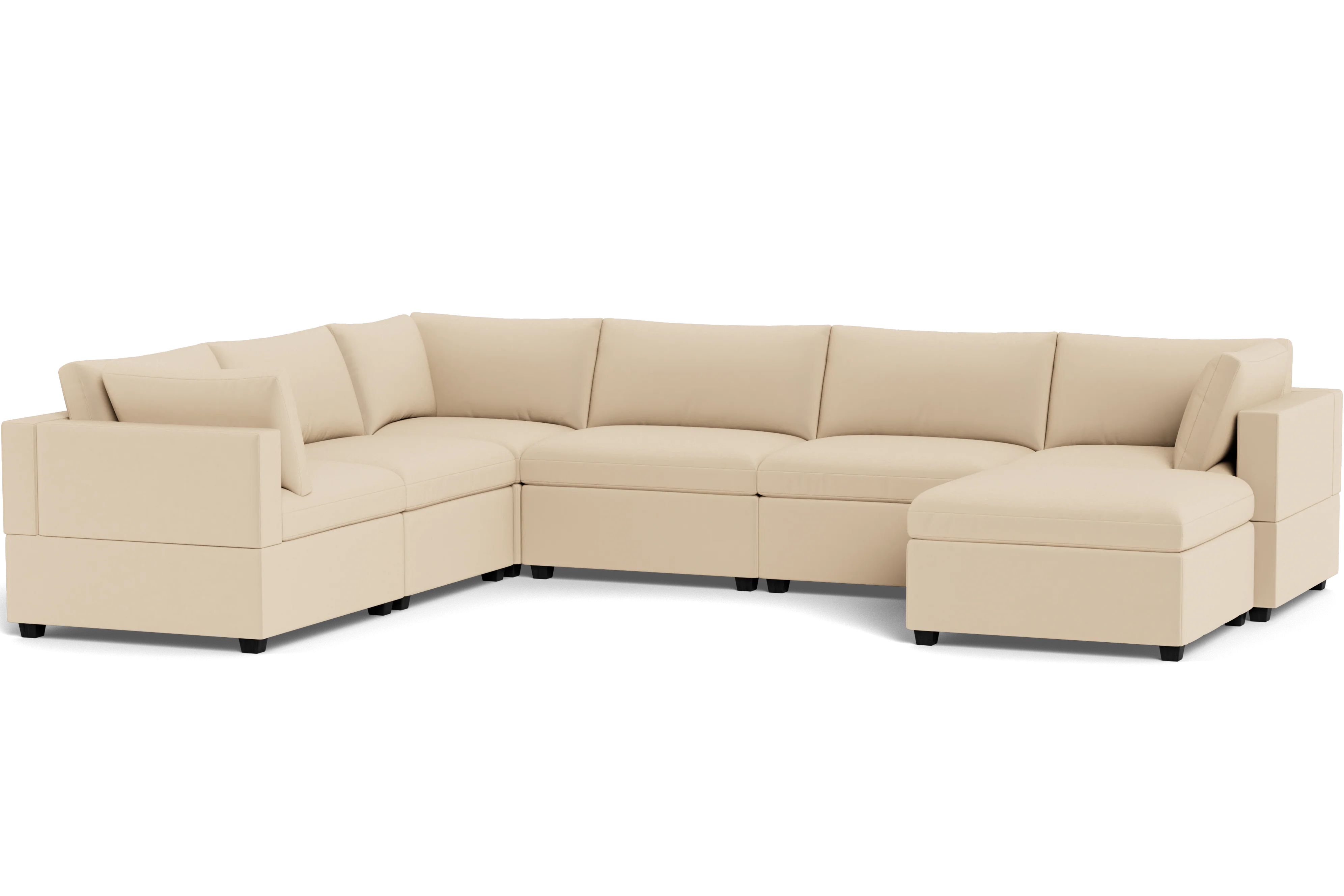 Kova Box Cushion Grand Corner + Ottoman - Image 35