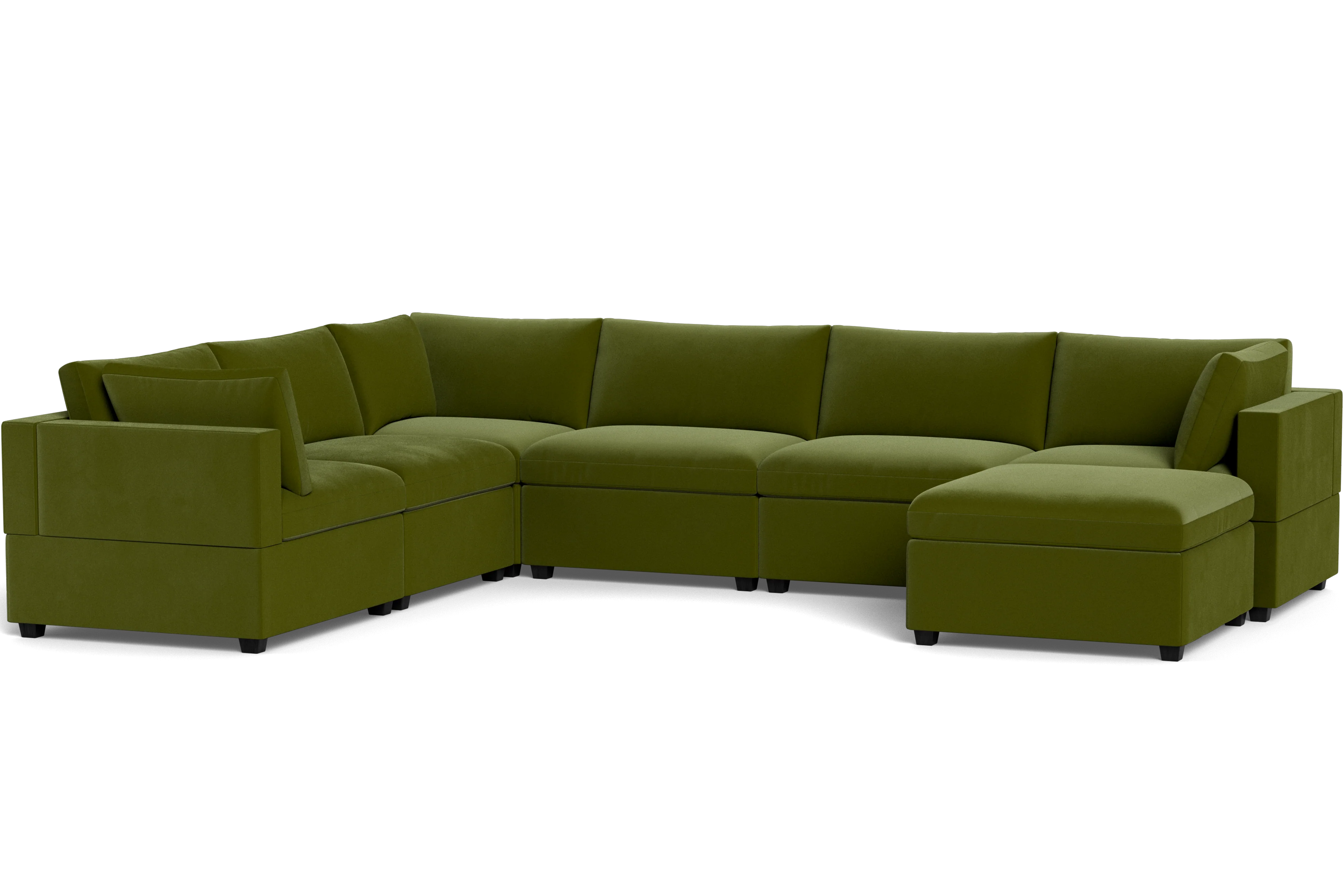 Kova Box Cushion Grand Corner + Ottoman - Image 40