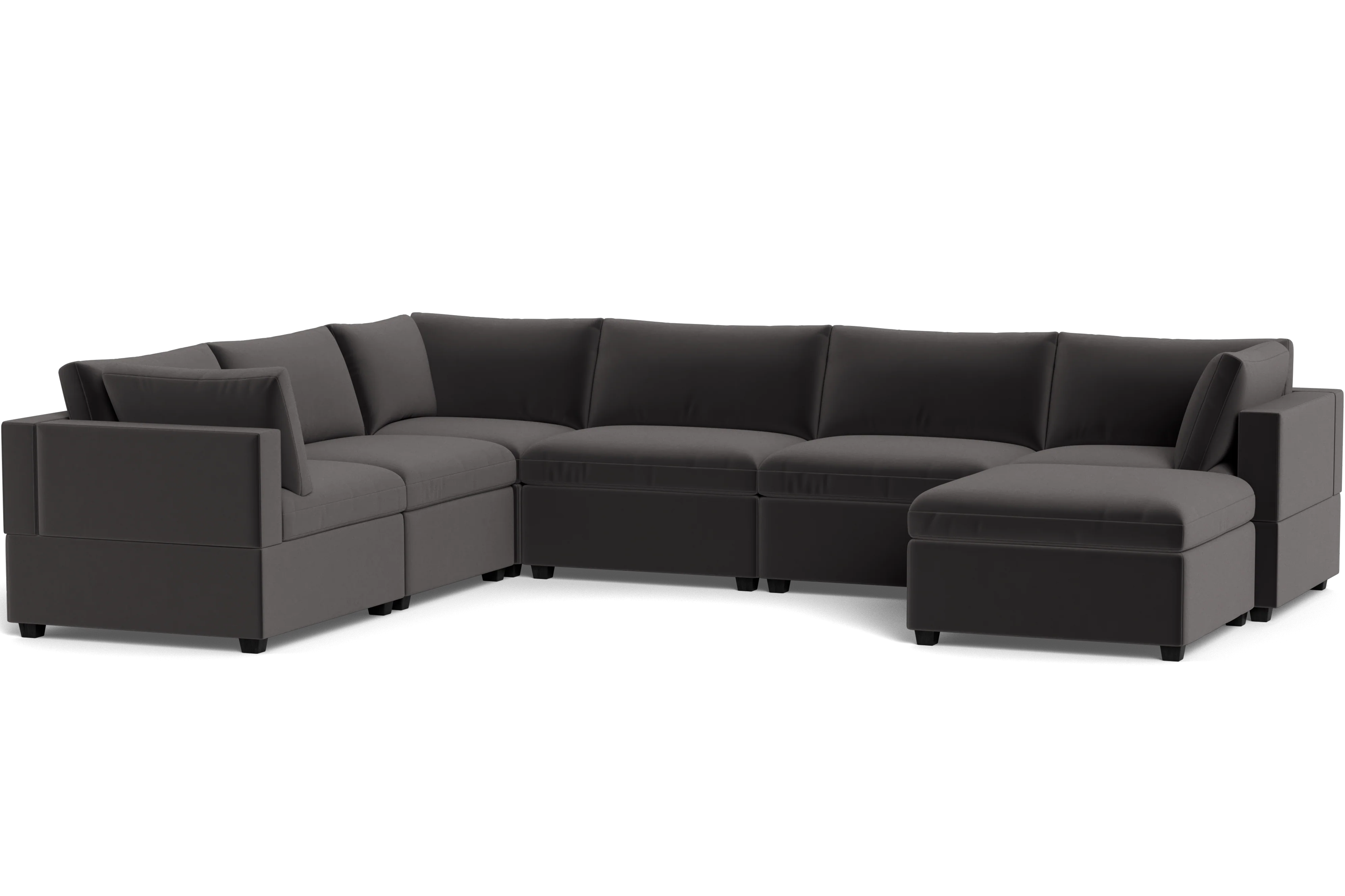 Kova Box Cushion Grand Corner + Ottoman - Image 41