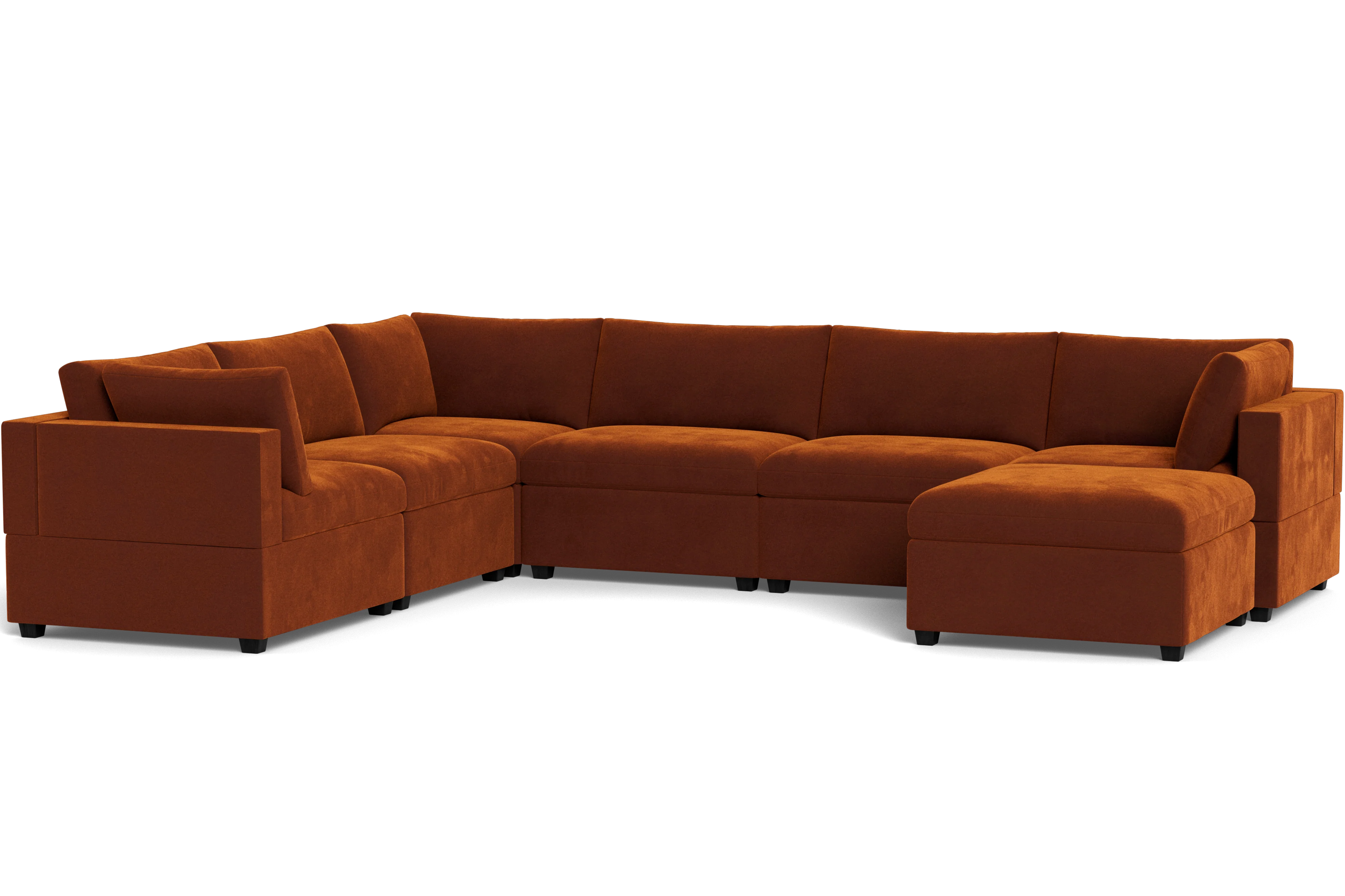 Kova Box Cushion Grand Corner + Ottoman - Image 42