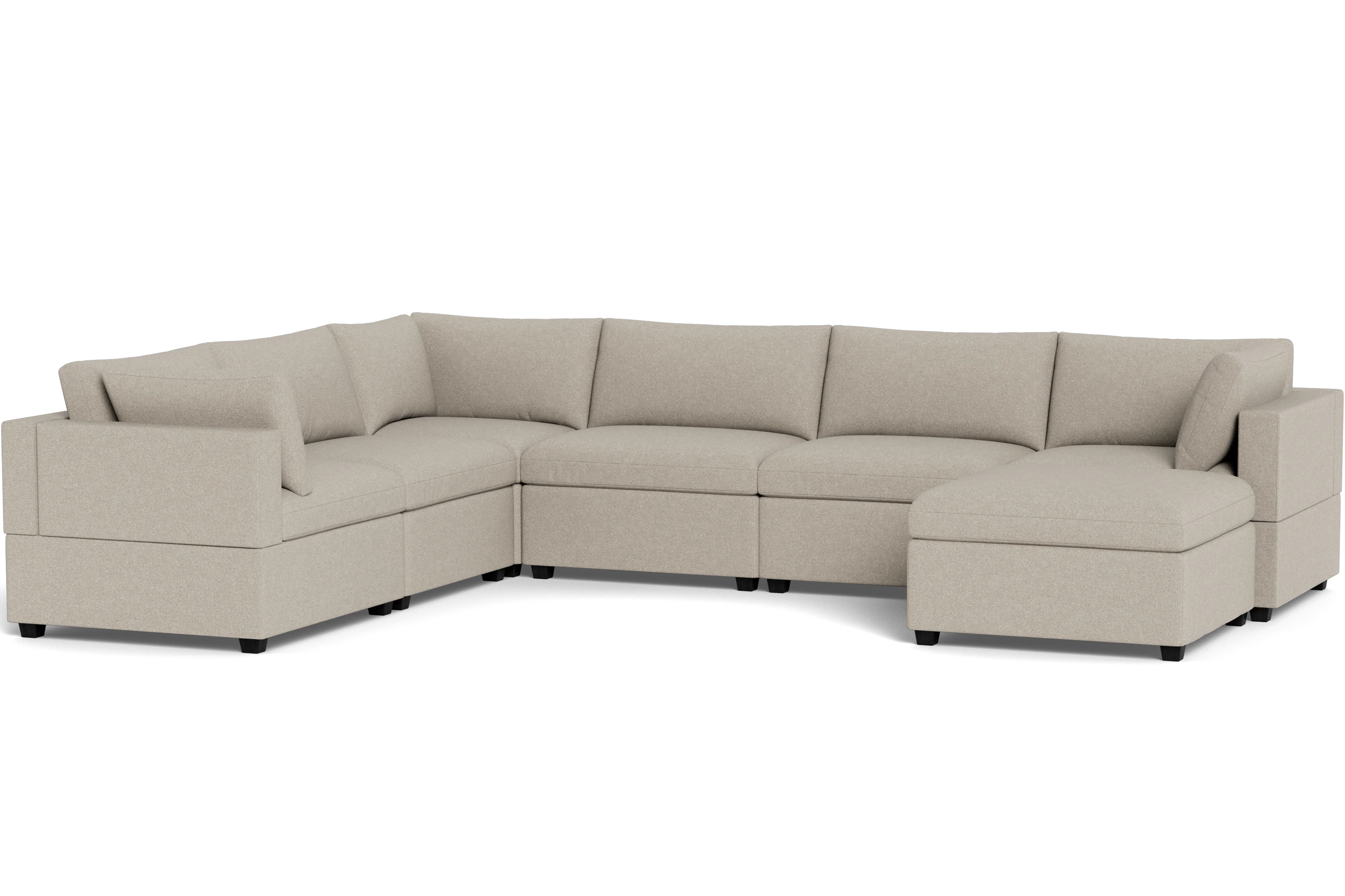 Kova Box Cushion Grand Corner + Ottoman - Image 48