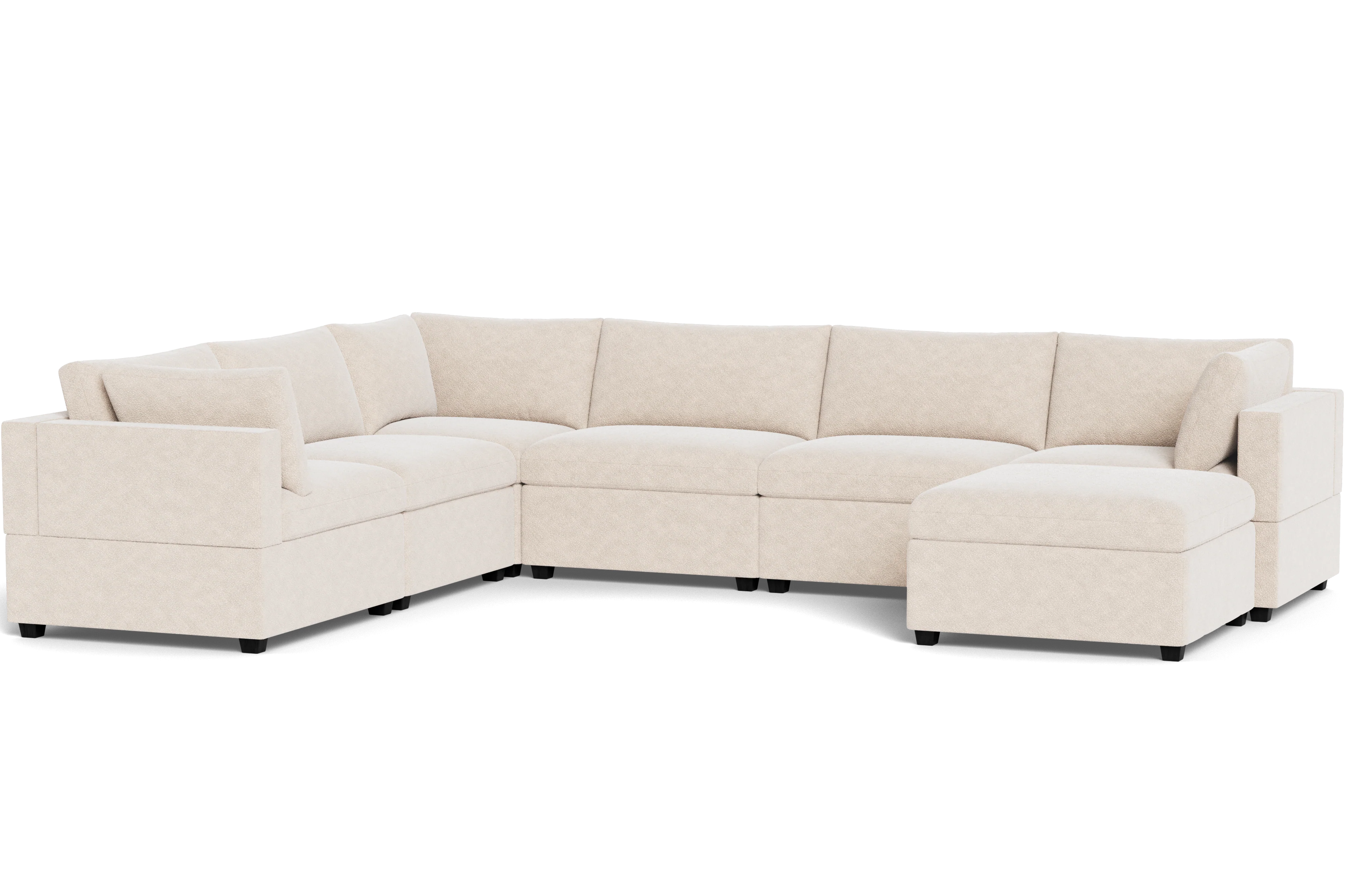 Kova Box Cushion Grand Corner + Ottoman - Image 51