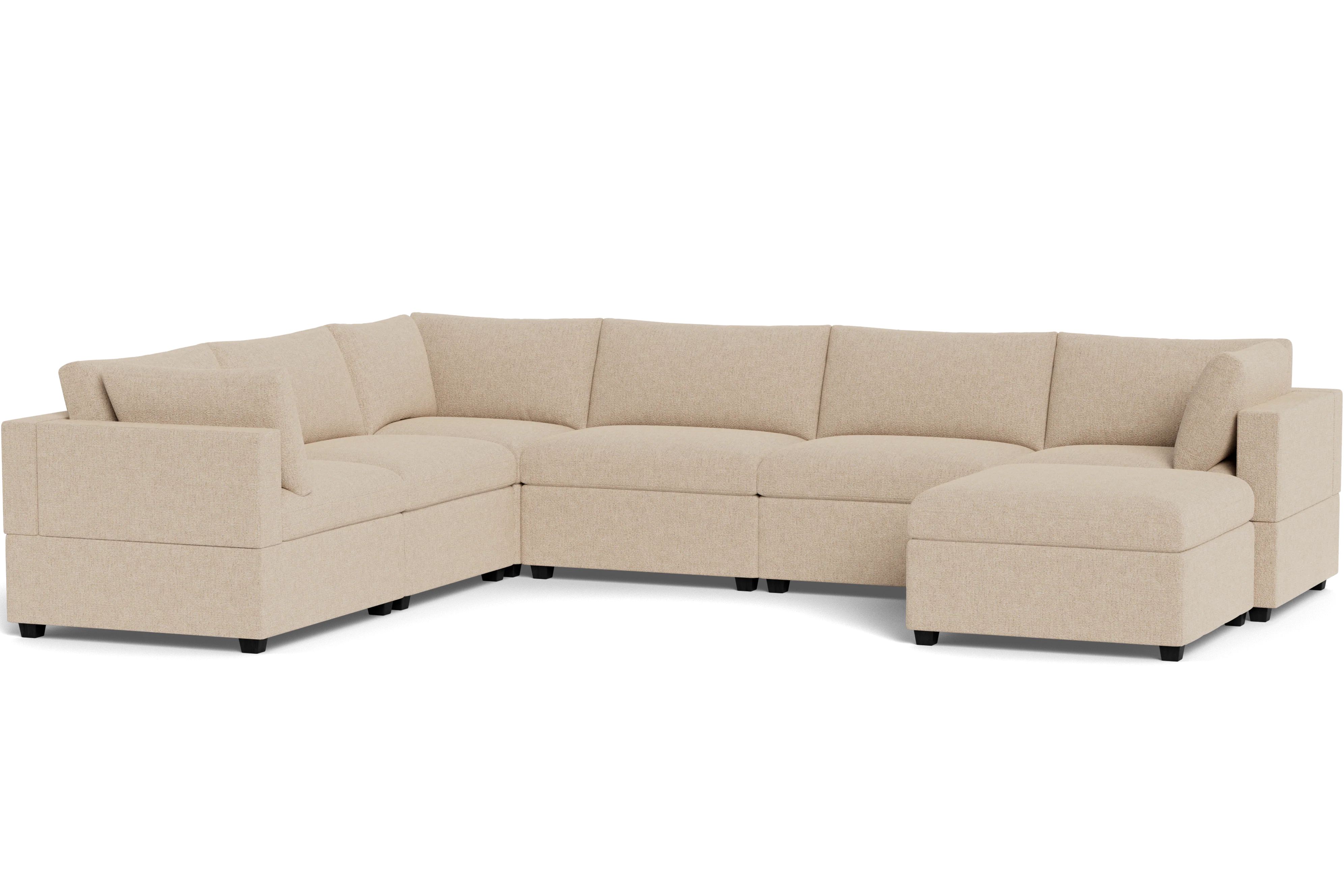 Kova Box Cushion Grand Corner + Ottoman - Image 52