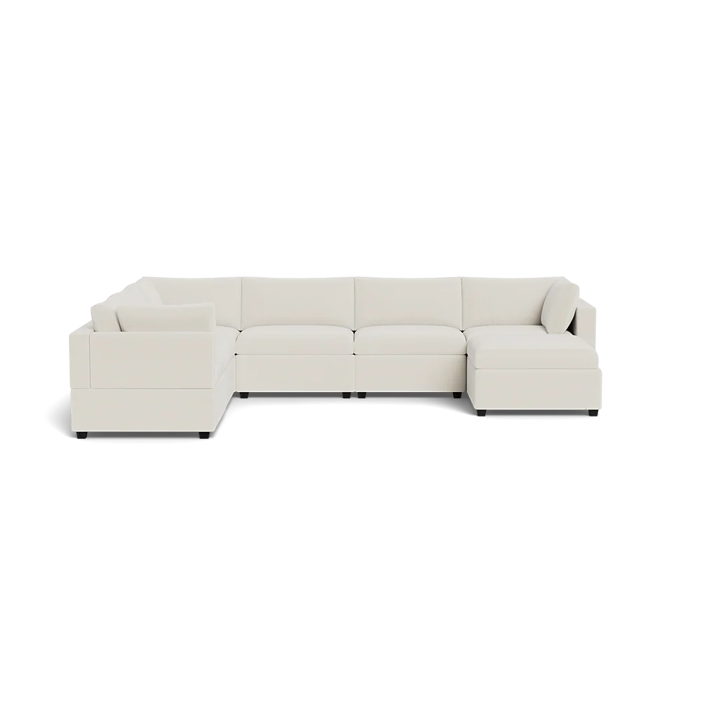 Kova Box Cushion Grand Corner + Ottoman - Image 6