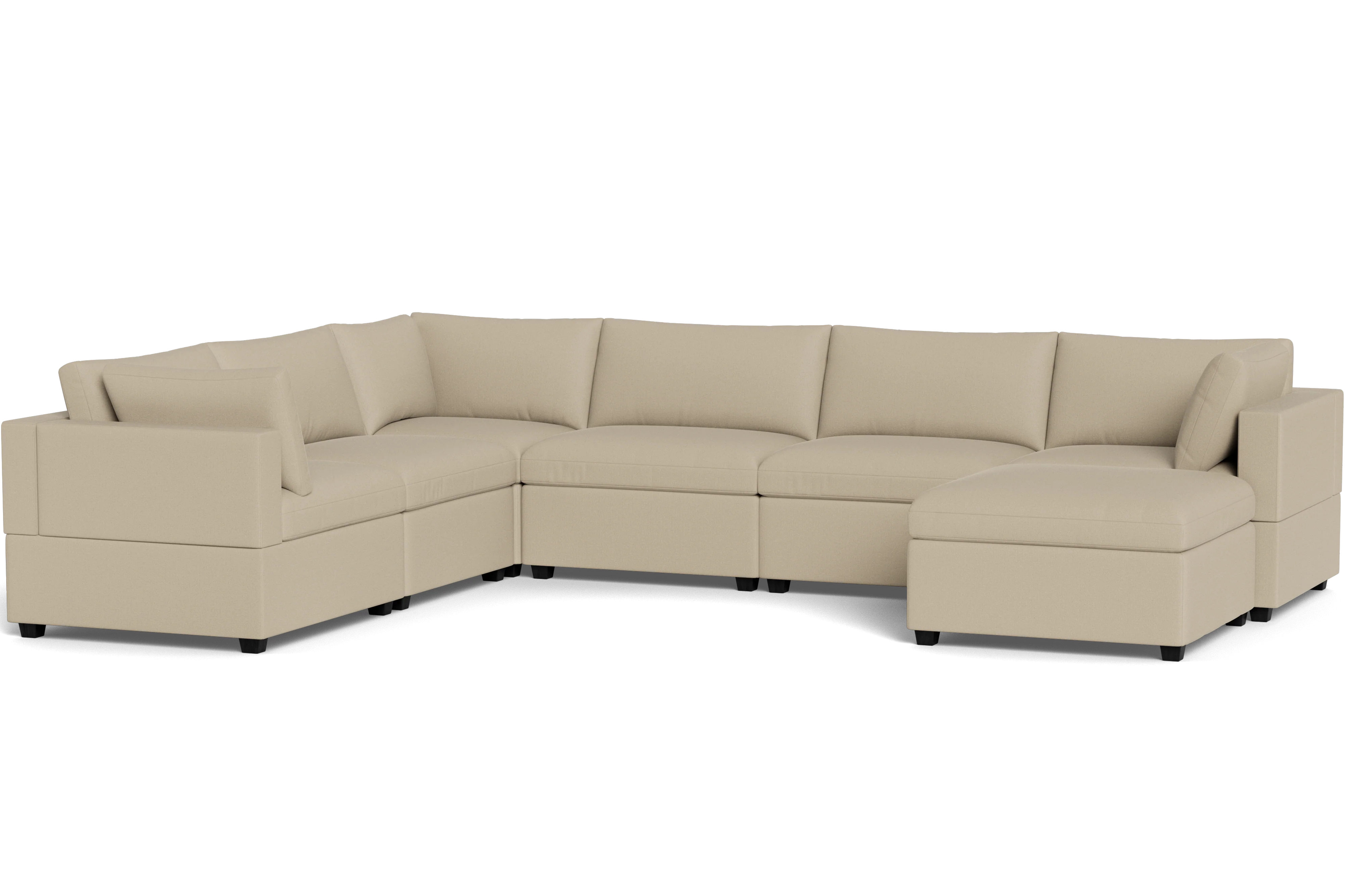 Kova Box Cushion Grand Corner + Ottoman - Image 62