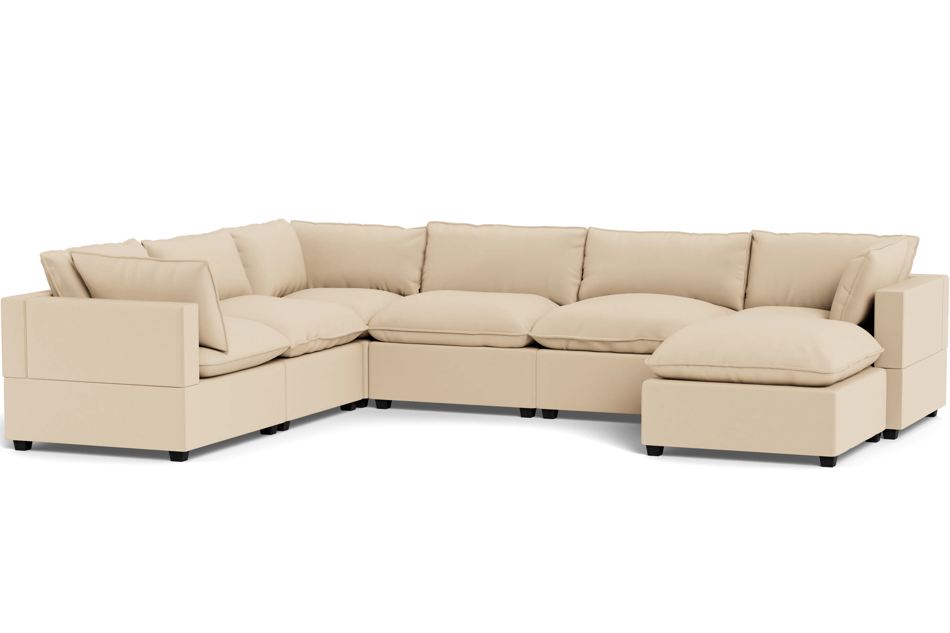 Kova Pillow Cushion Grand Corner + Ottoman - Image 11