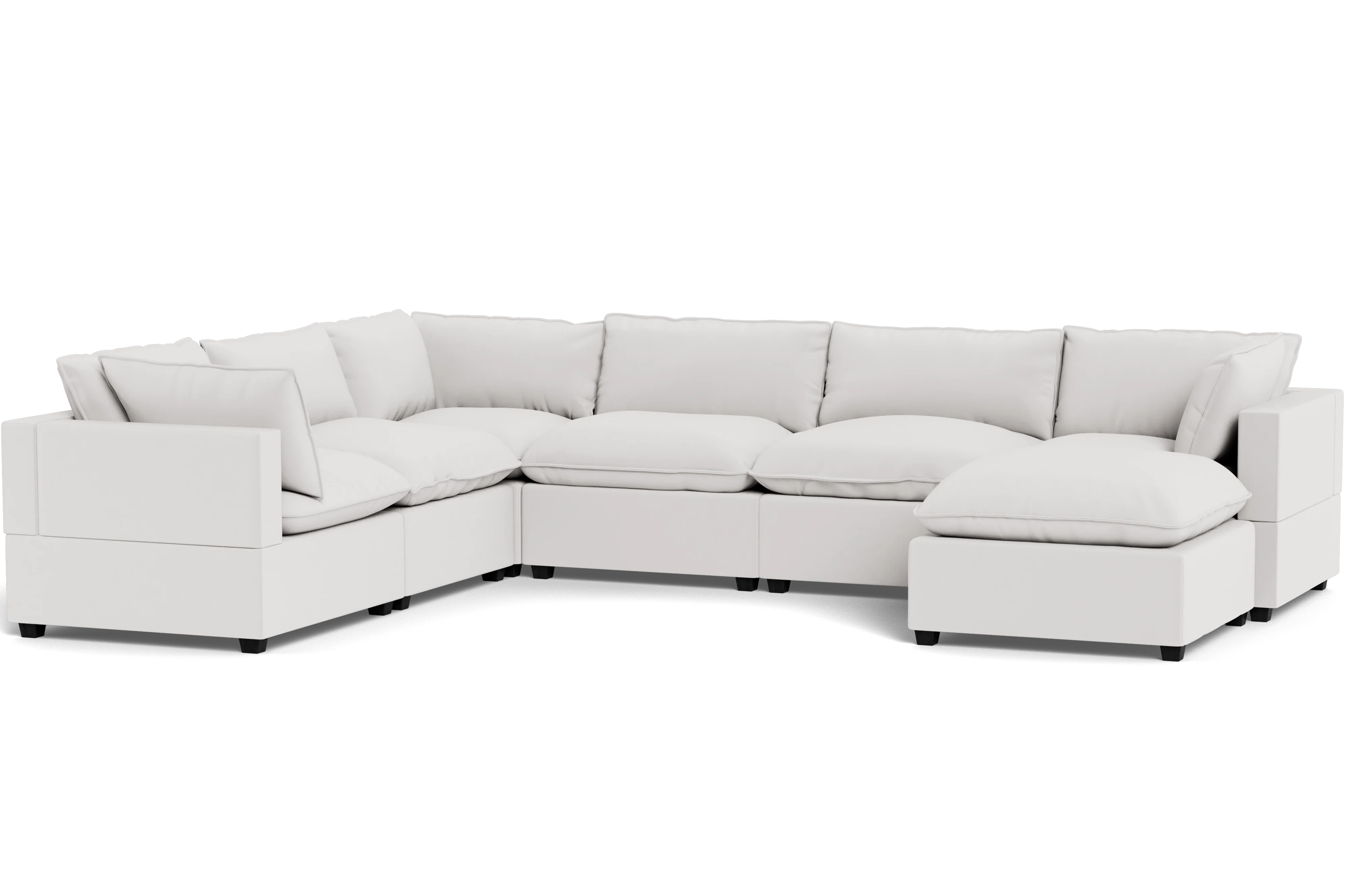 Kova Pillow Cushion Grand Corner + Ottoman - Image 13