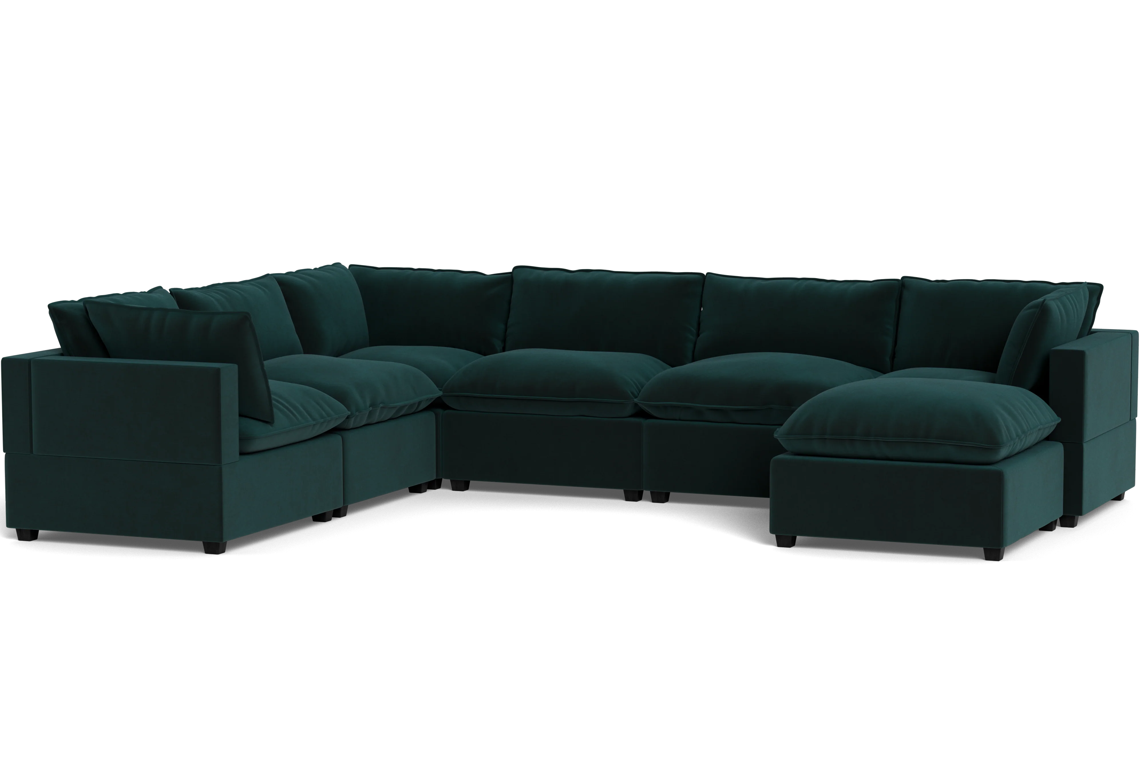 Kova Pillow Cushion Grand Corner + Ottoman - Image 14