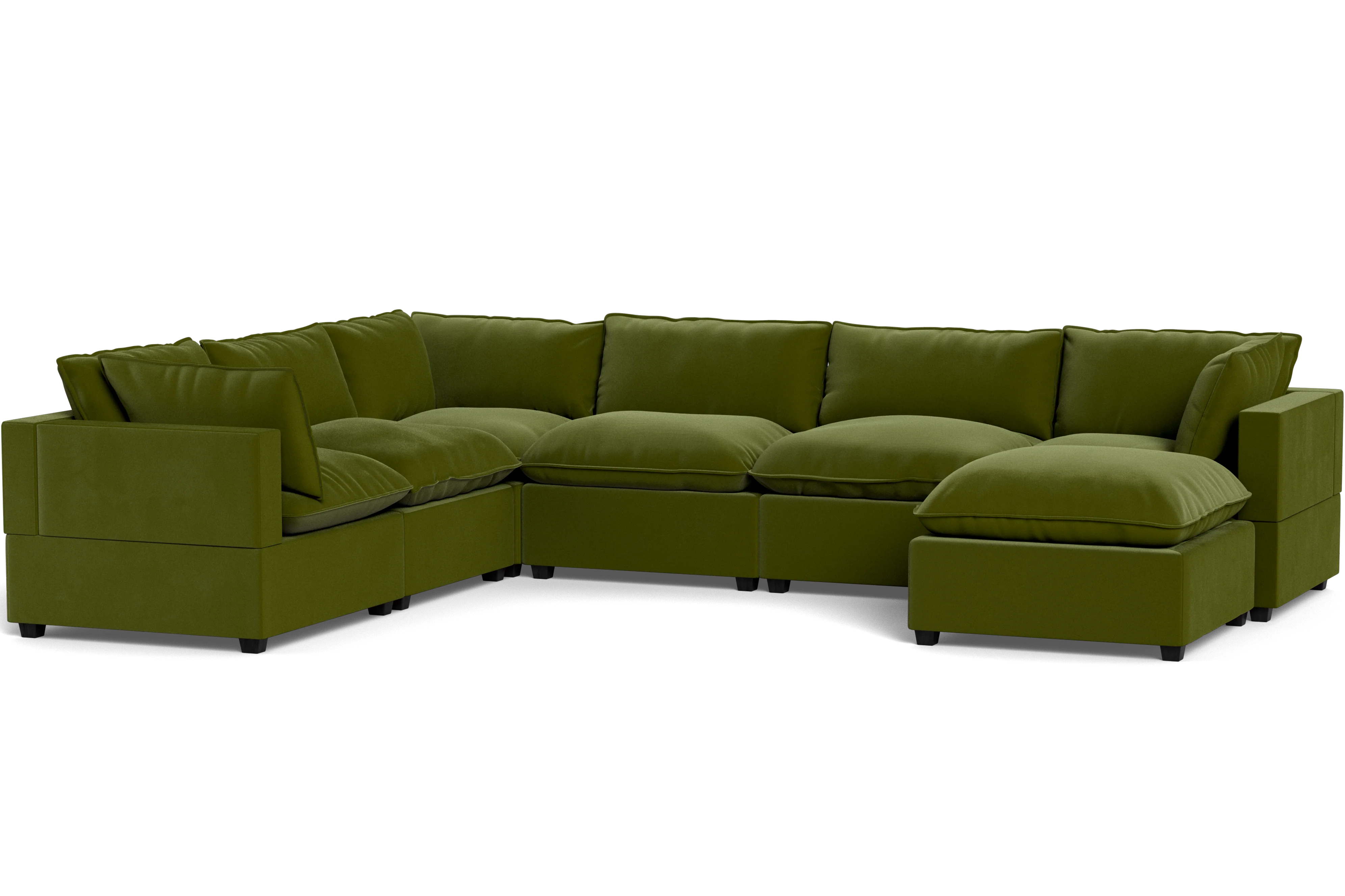 Kova Pillow Cushion Grand Corner + Ottoman - Image 16