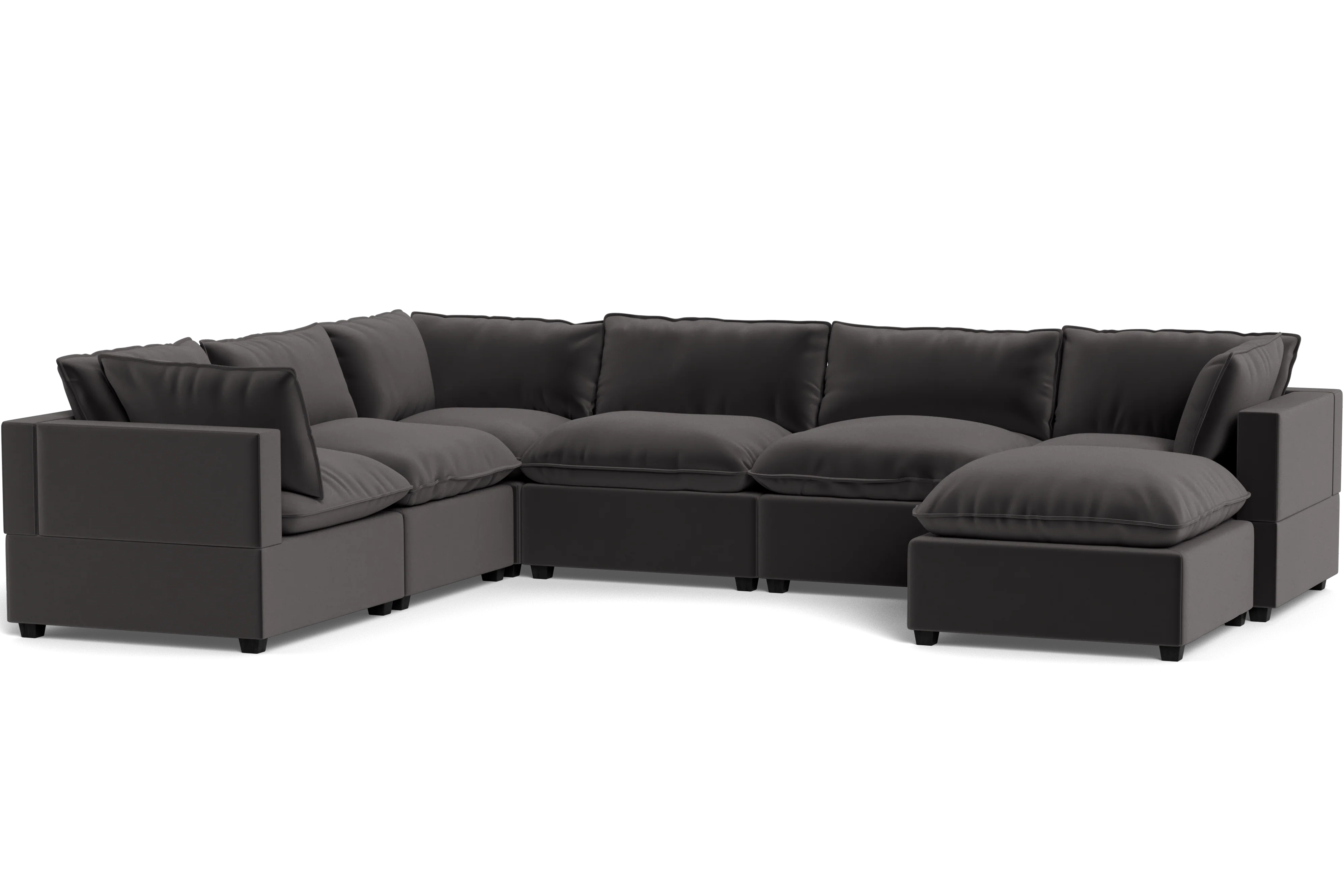 Kova Pillow Cushion Grand Corner + Ottoman - Image 17