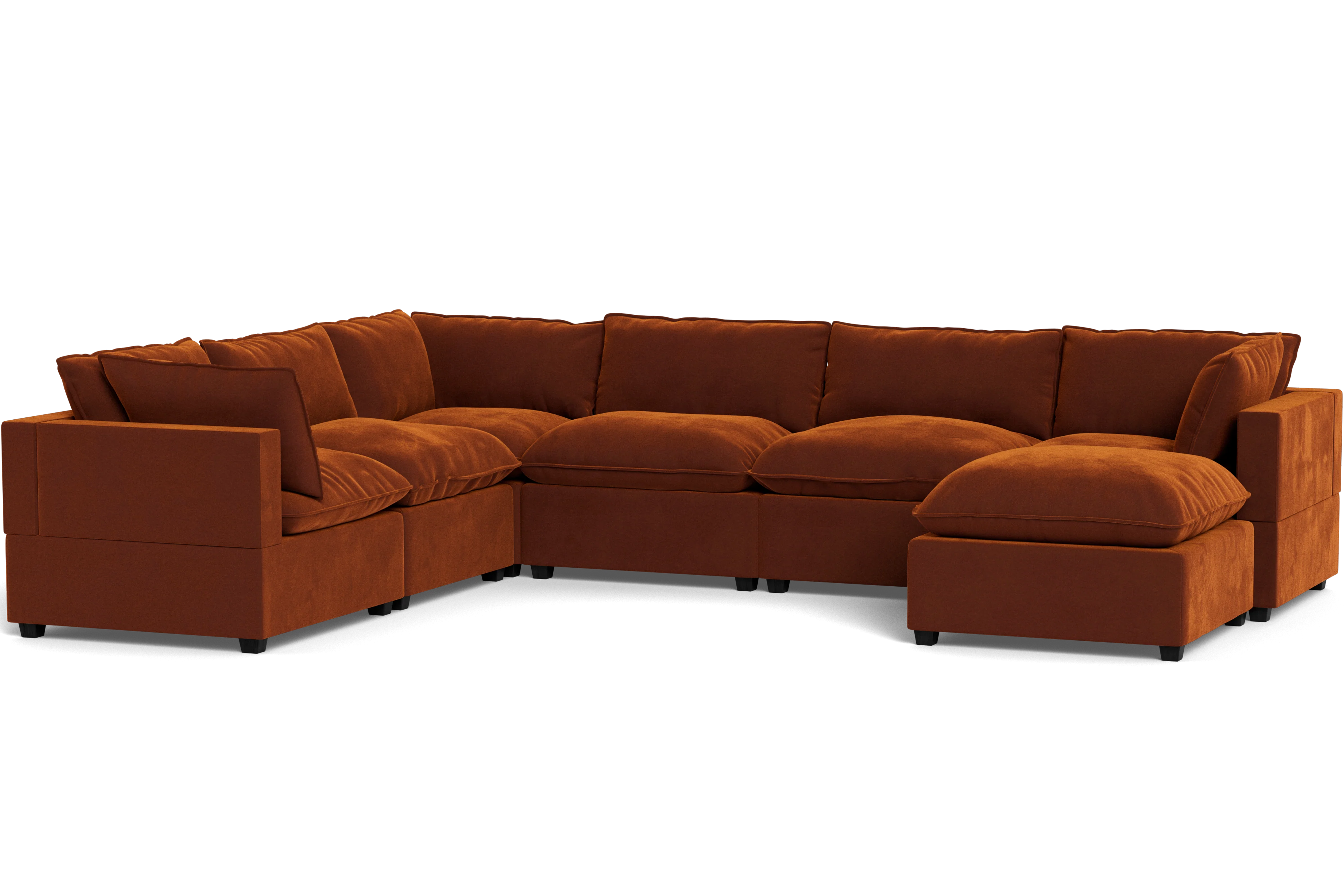 Kova Pillow Cushion Grand Corner + Ottoman - Image 18