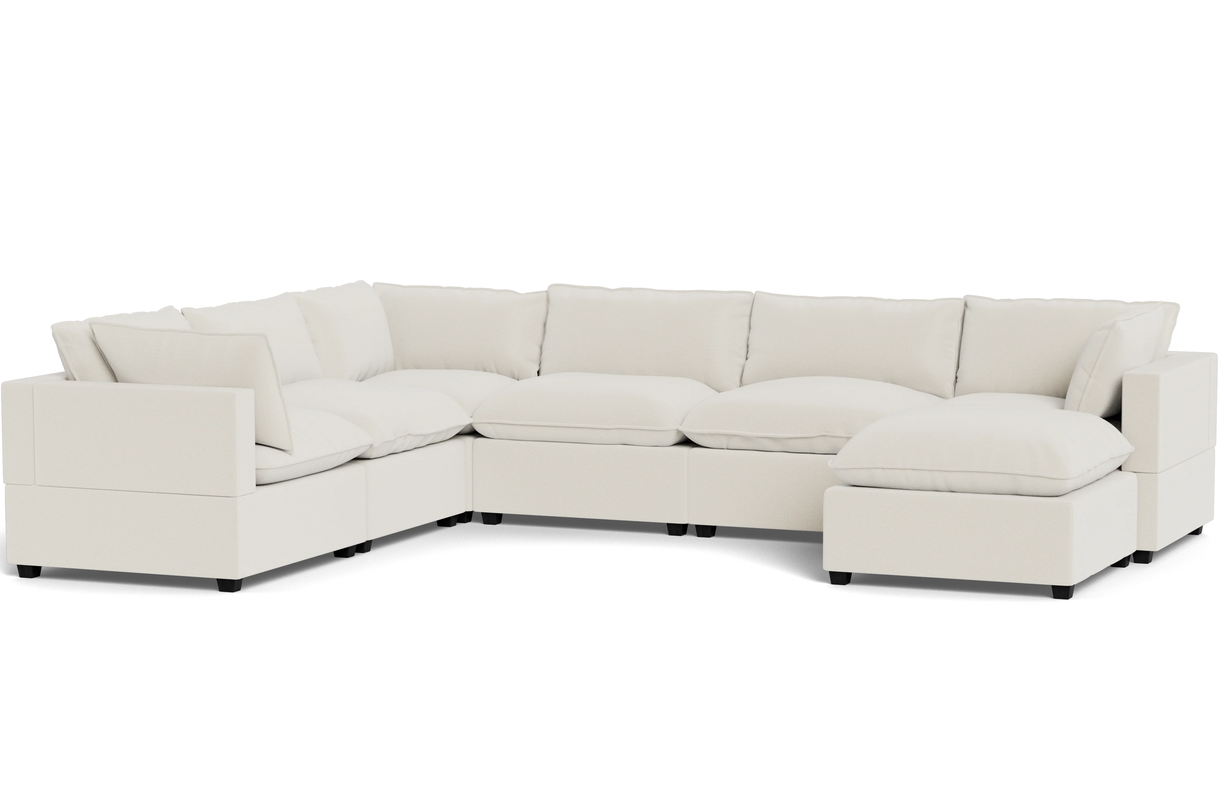 Kova Pillow Cushion Grand Corner + Ottoman - Image 21