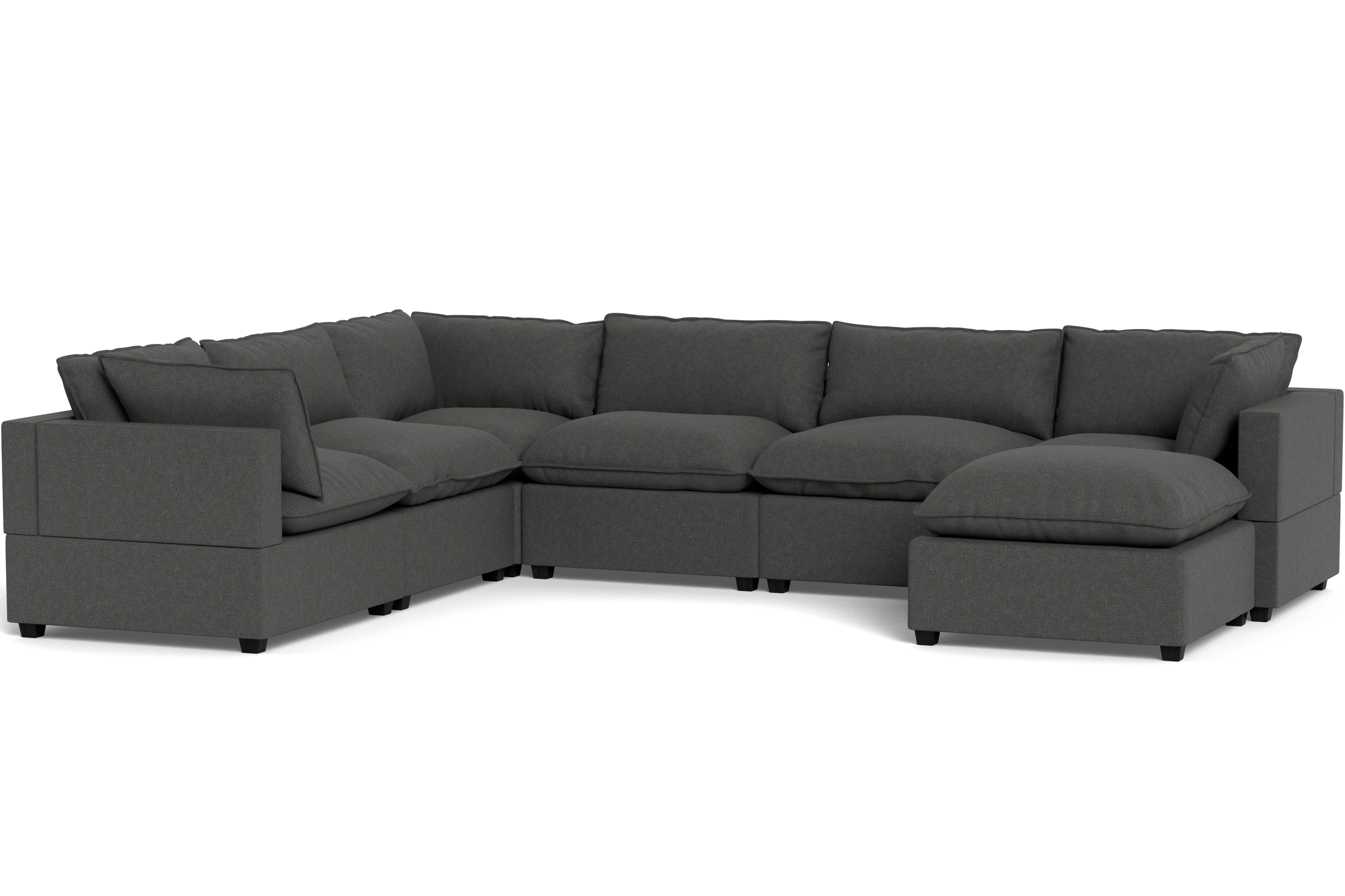 Kova Pillow Cushion Grand Corner + Ottoman - Image 22