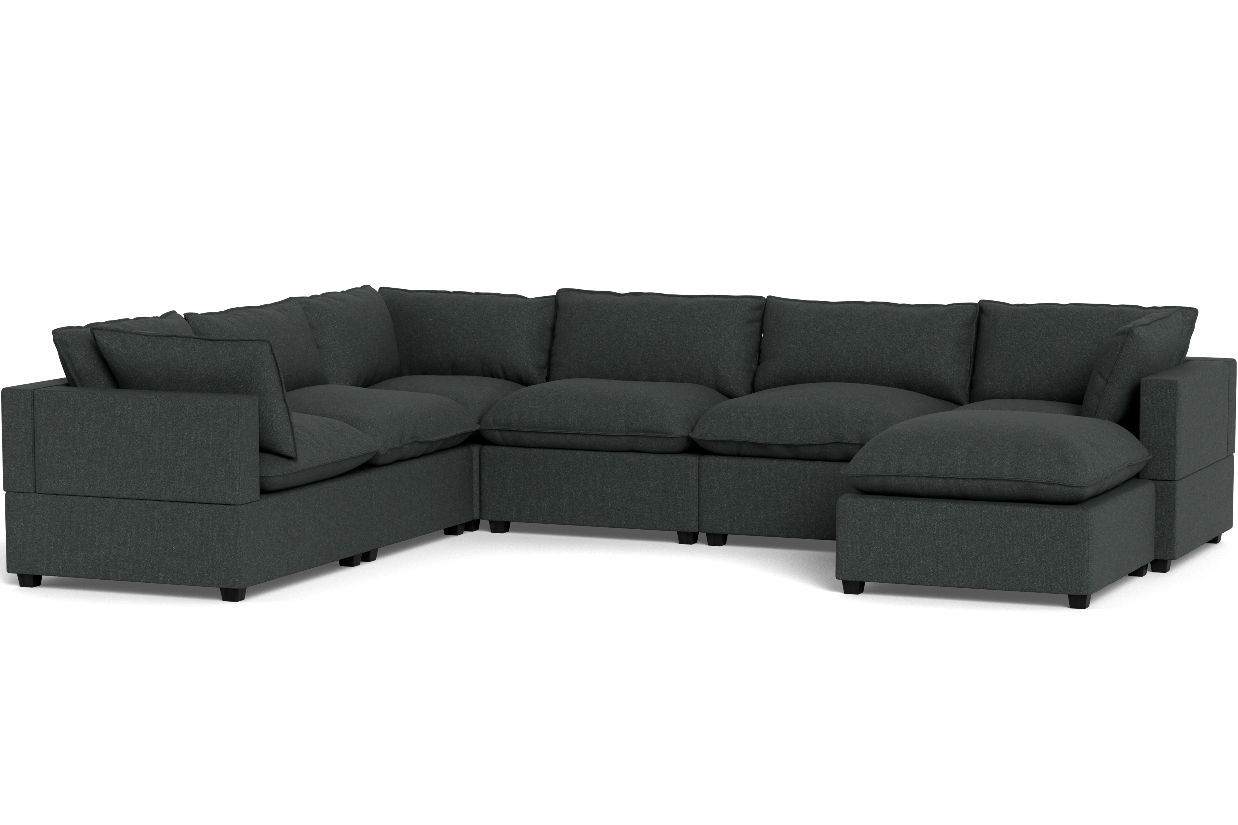 Kova Pillow Cushion Grand Corner + Ottoman - Image 23