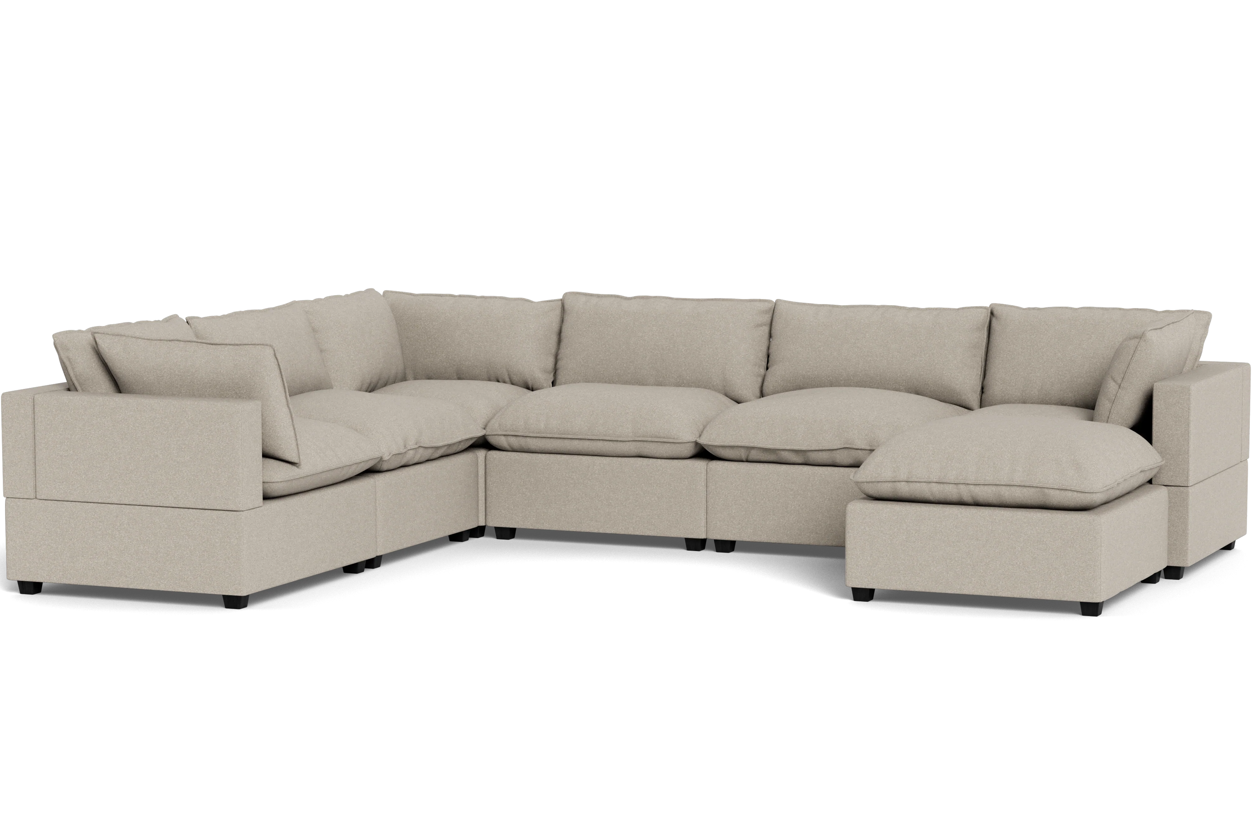 Kova Pillow Cushion Grand Corner + Ottoman - Image 24