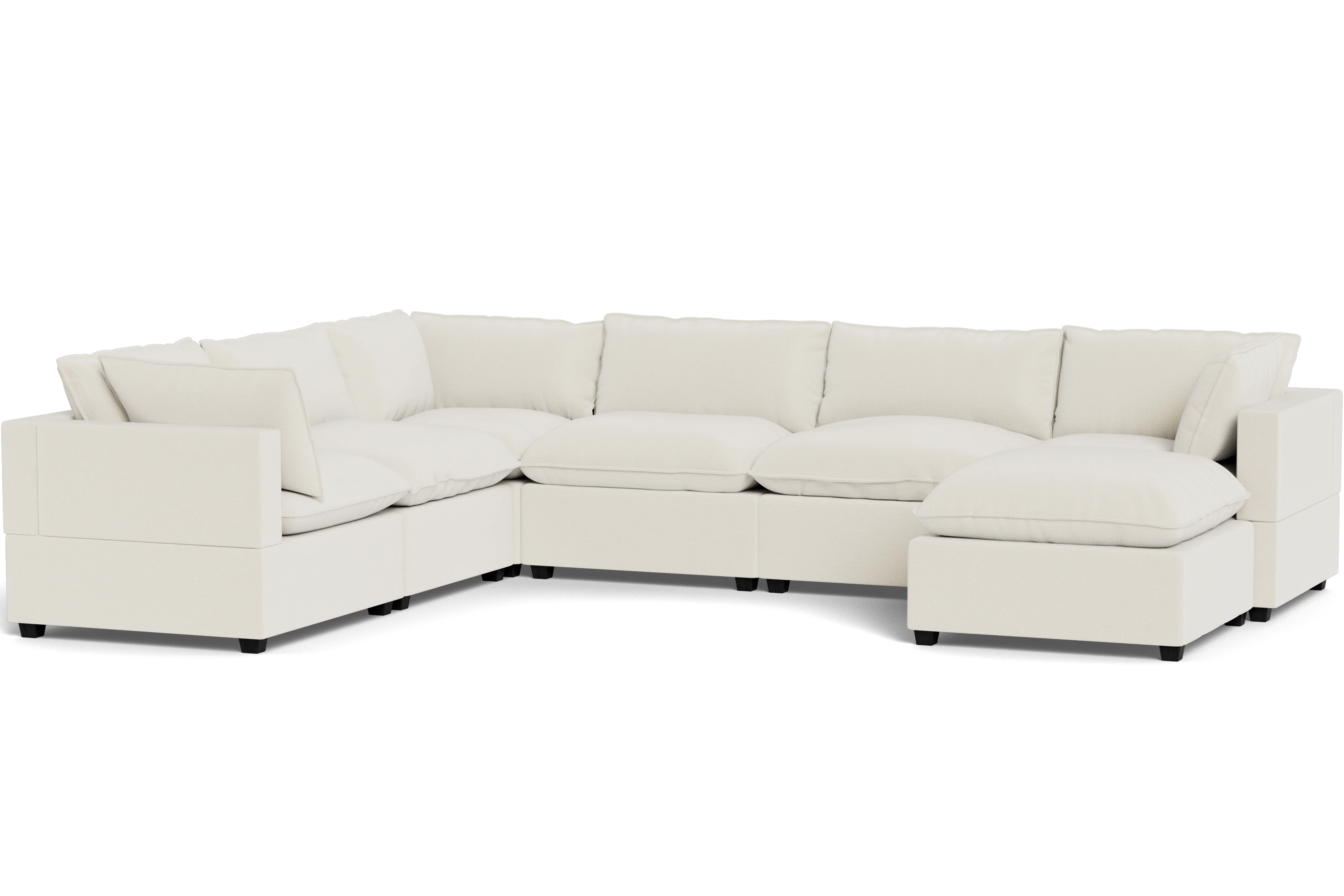 Kova Pillow Cushion Grand Corner + Ottoman - Image 25