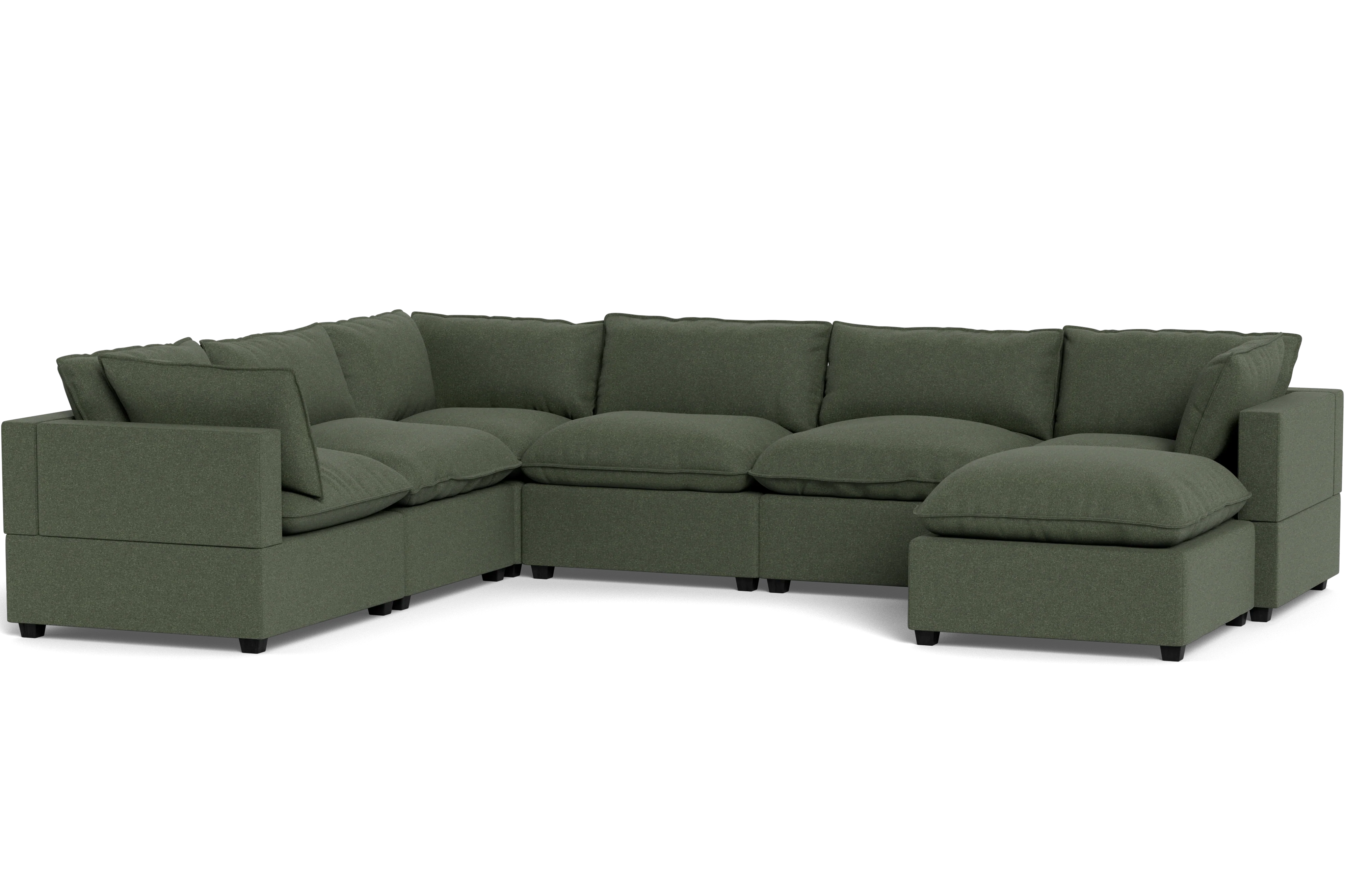 Kova Pillow Cushion Grand Corner + Ottoman - Image 26