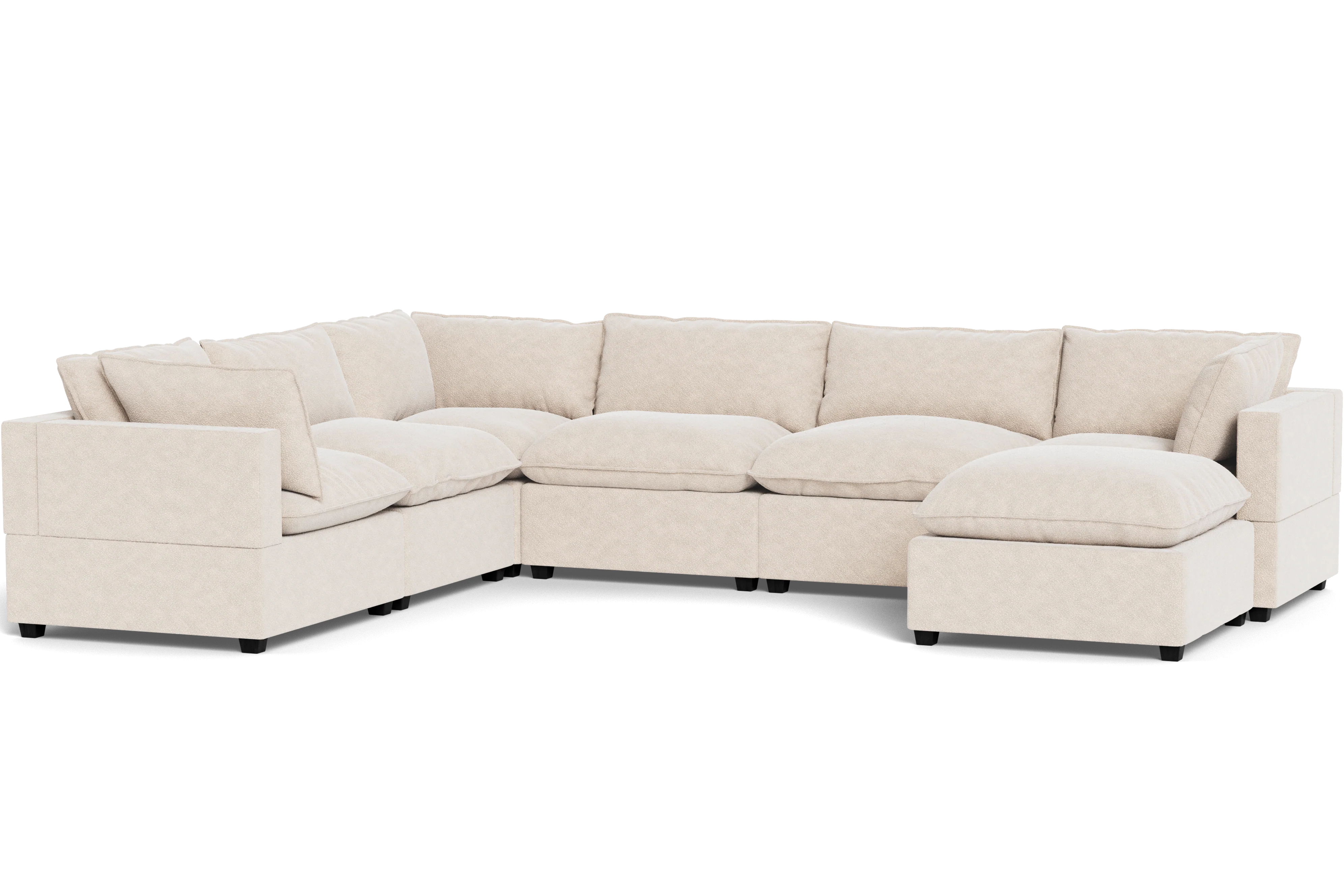 Kova Pillow Cushion Grand Corner + Ottoman - Image 27