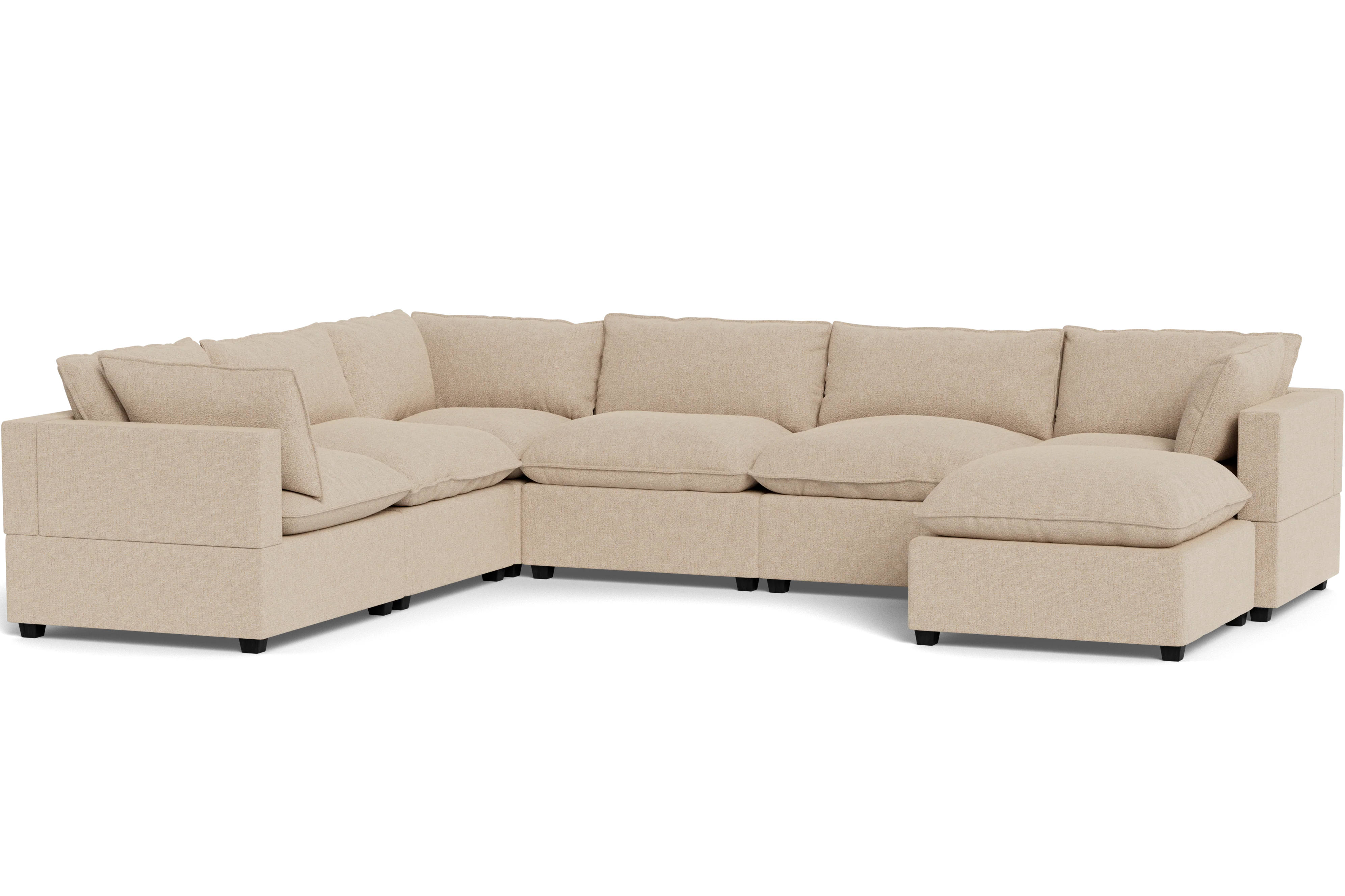 Kova Pillow Cushion Grand Corner + Ottoman - Image 28