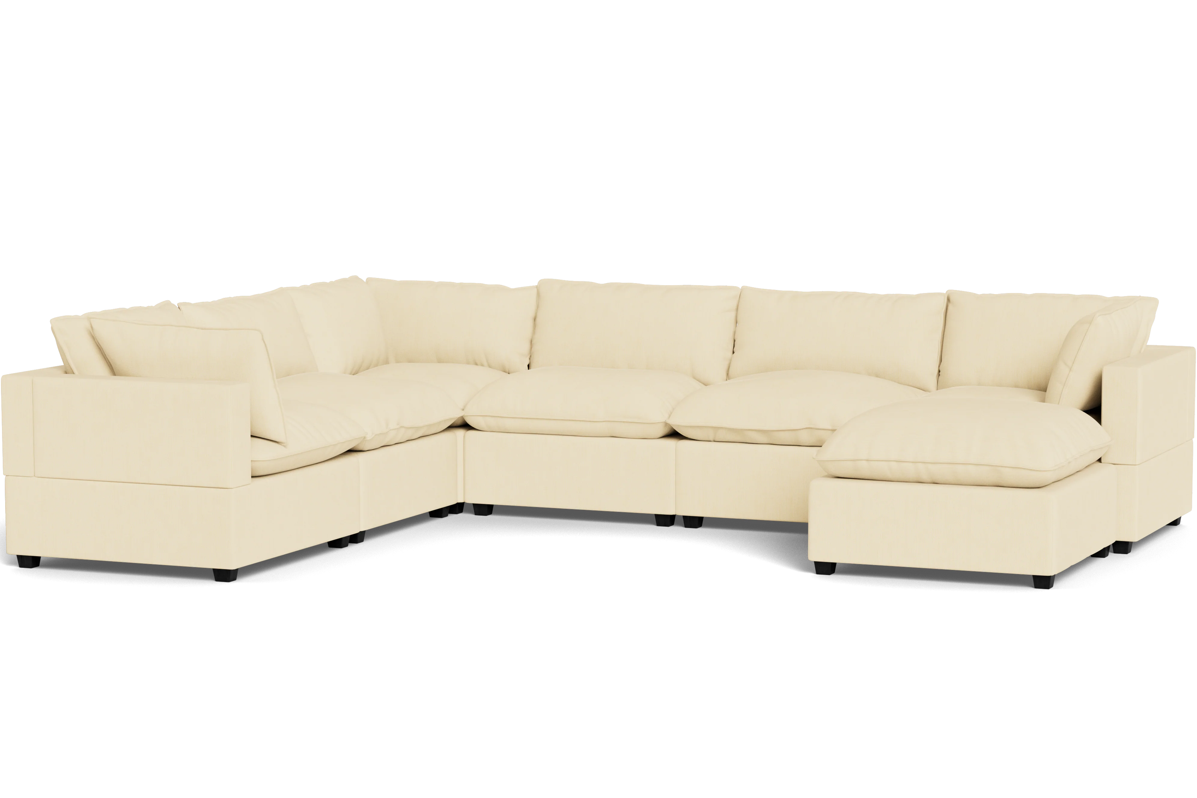 Kova Pillow Cushion Grand Corner + Ottoman - Image 33