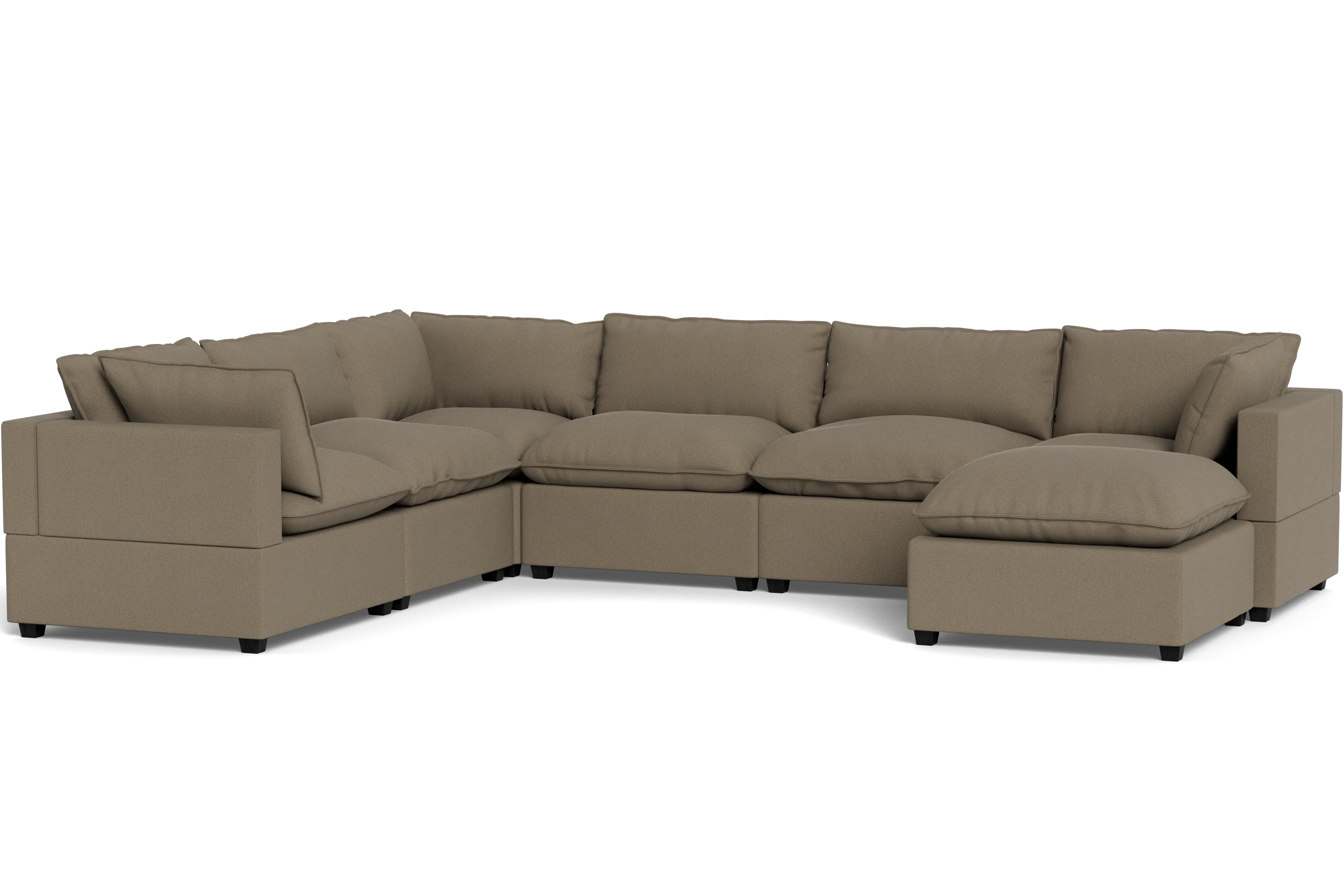 Kova Pillow Cushion Grand Corner + Ottoman - Image 34