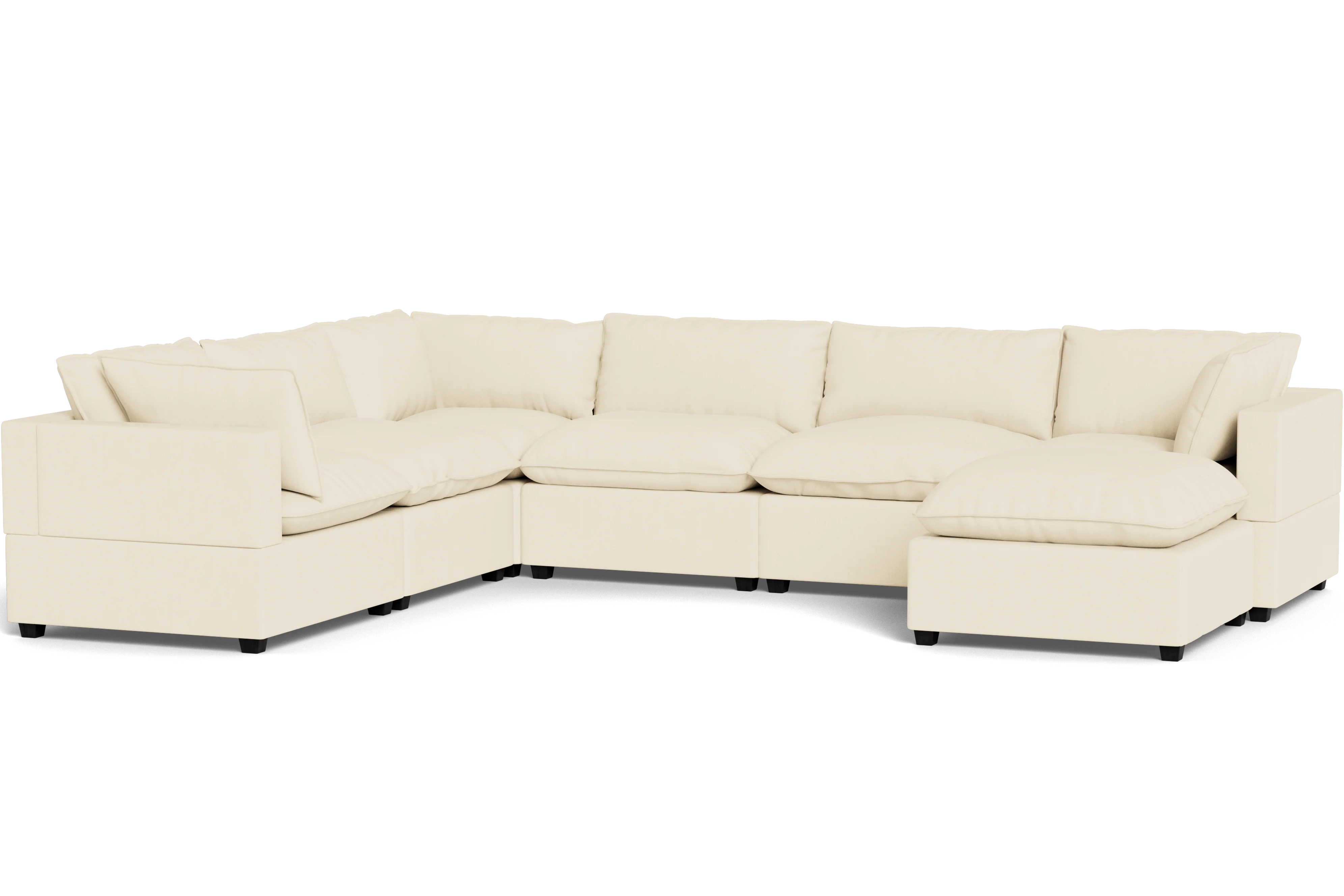 Kova Pillow Cushion Grand Corner + Ottoman - Image 35