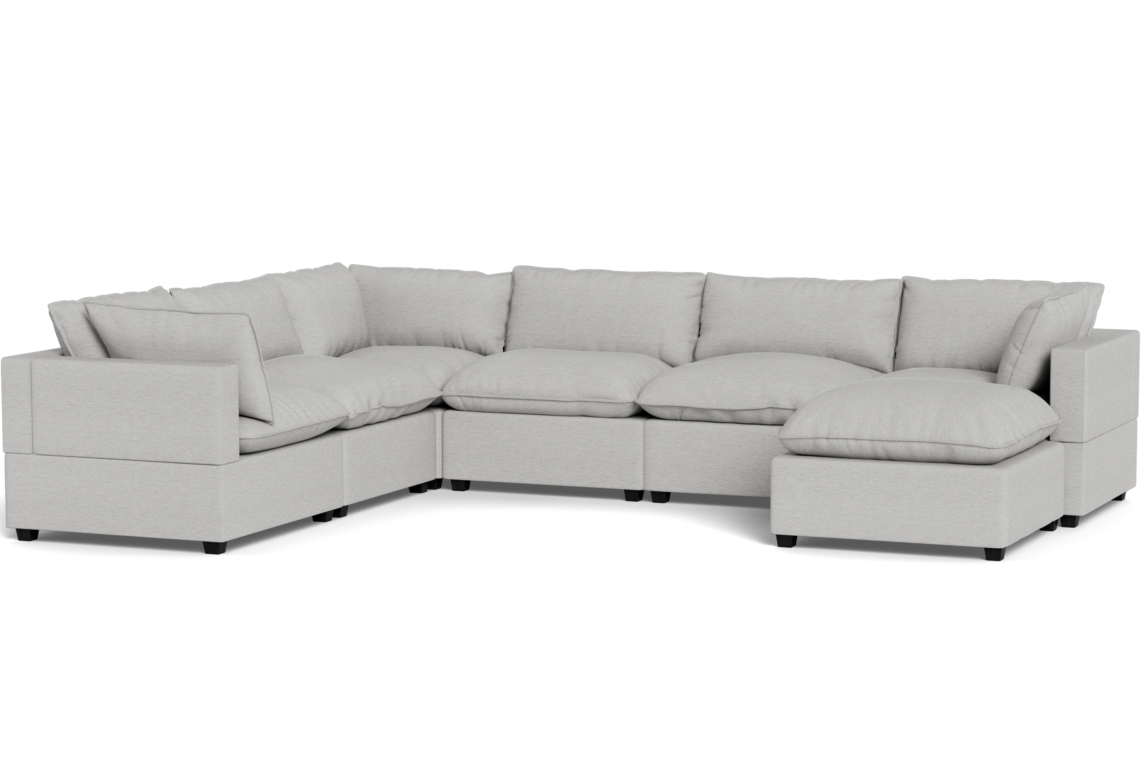 Kova Pillow Cushion Grand Corner + Ottoman - Image 36