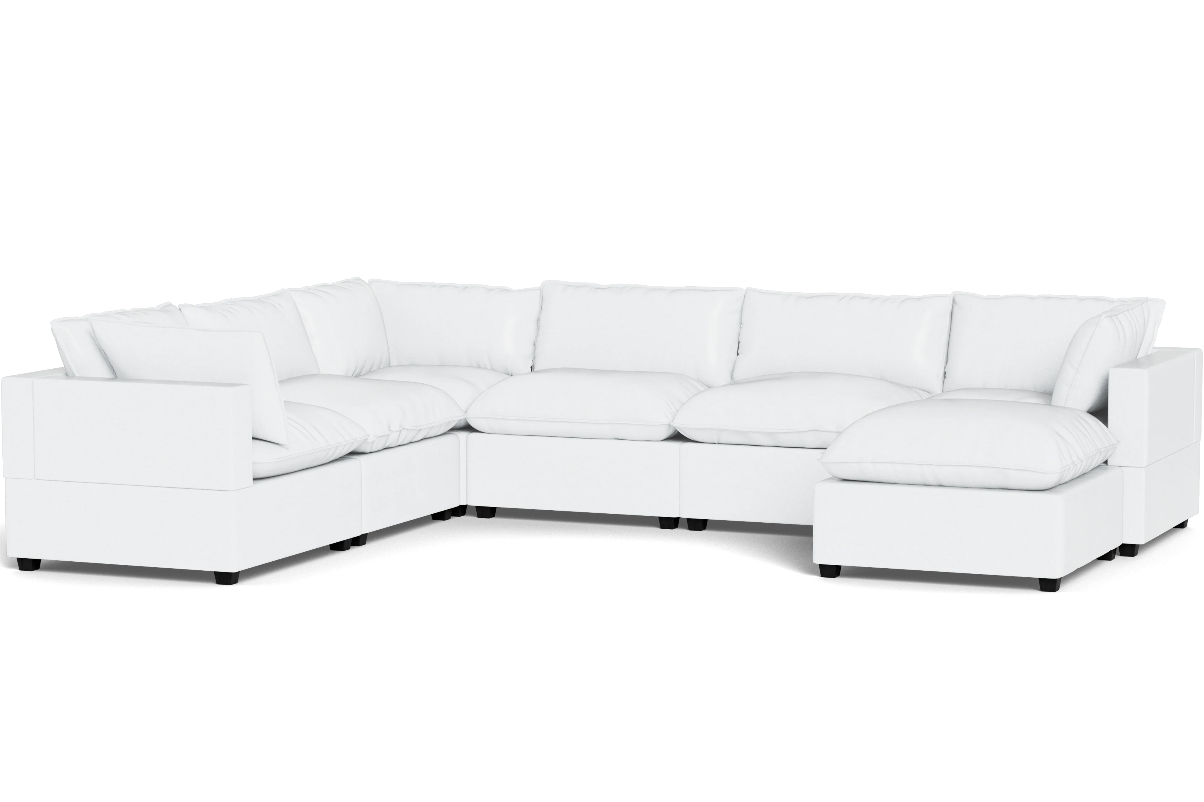 Kova Pillow Cushion Grand Corner + Ottoman - Image 42