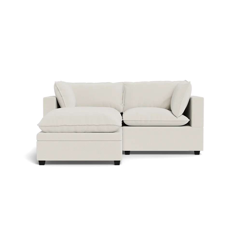 Kova Pillow Cushion Sofa 86" + Ottoman - Image 12