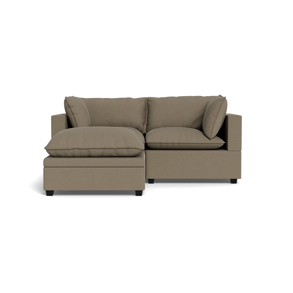 Kova Pillow Cushion Sofa 86" + Ottoman - Image 15