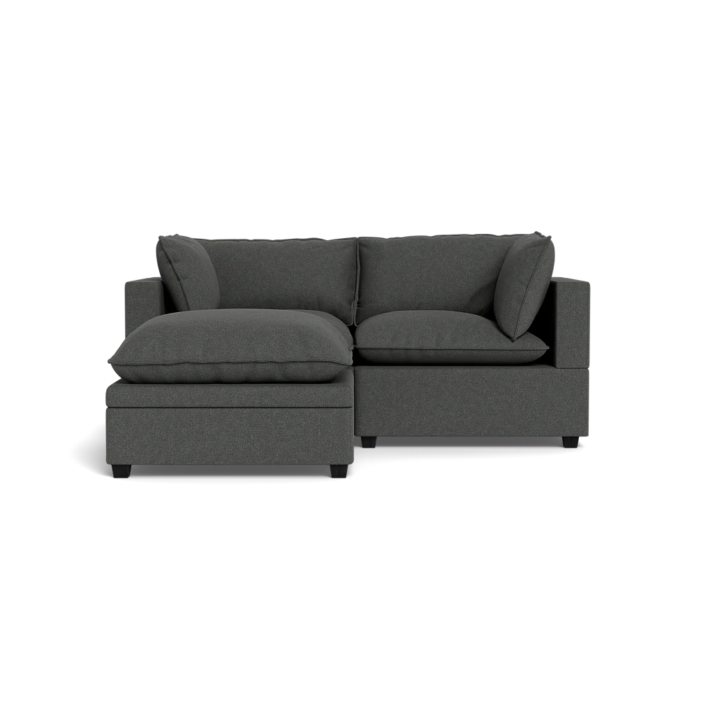 Kova Pillow Cushion Sofa 86" + Ottoman - Image 20