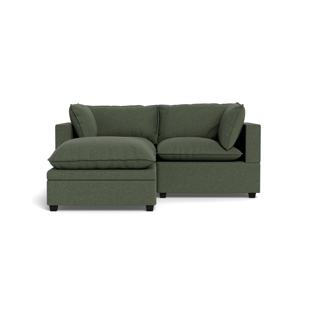 Kova Pillow Cushion Sofa 86" + Ottoman - Image 31