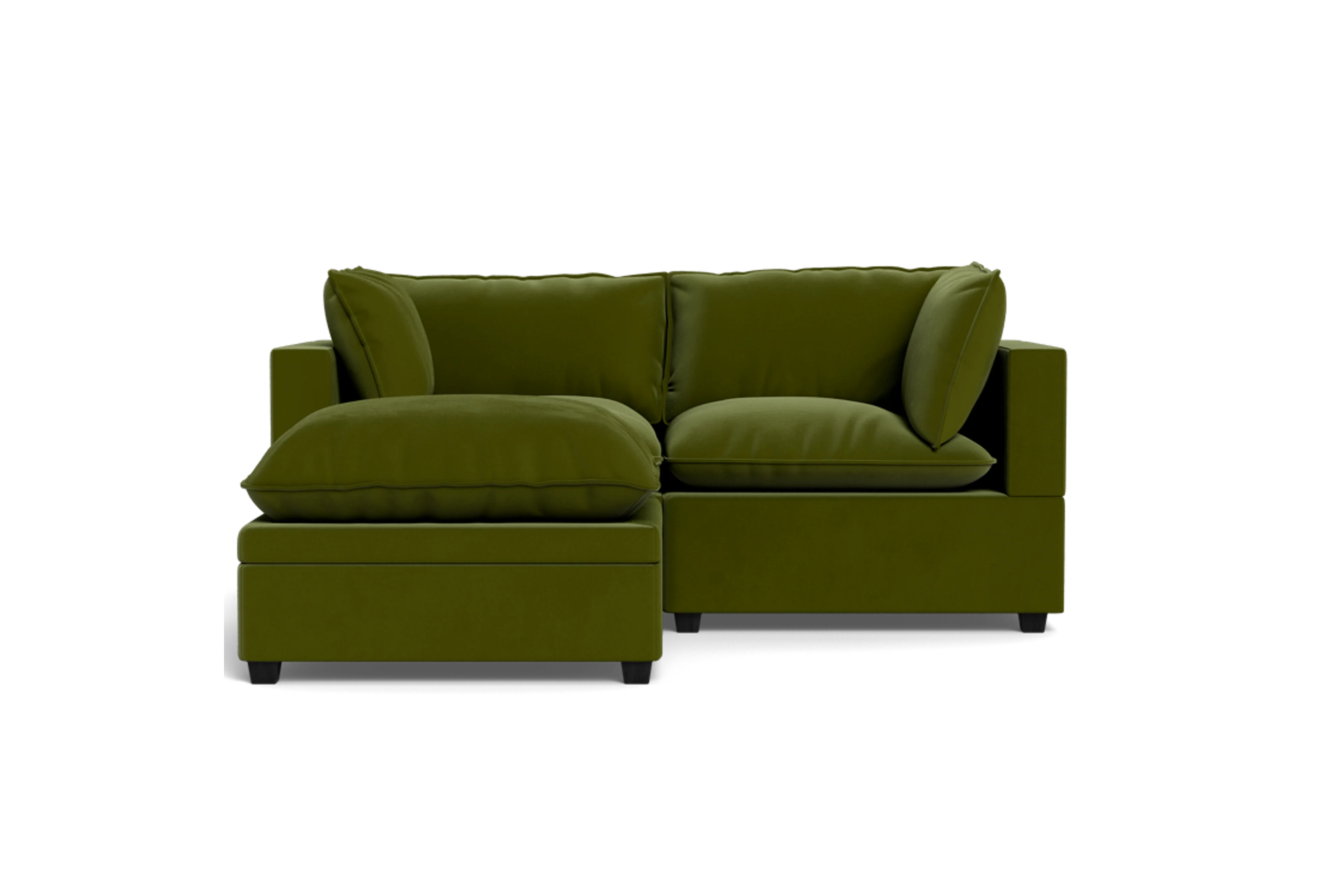 Kova Pillow Cushion Sofa 86" + Ottoman - Image 40