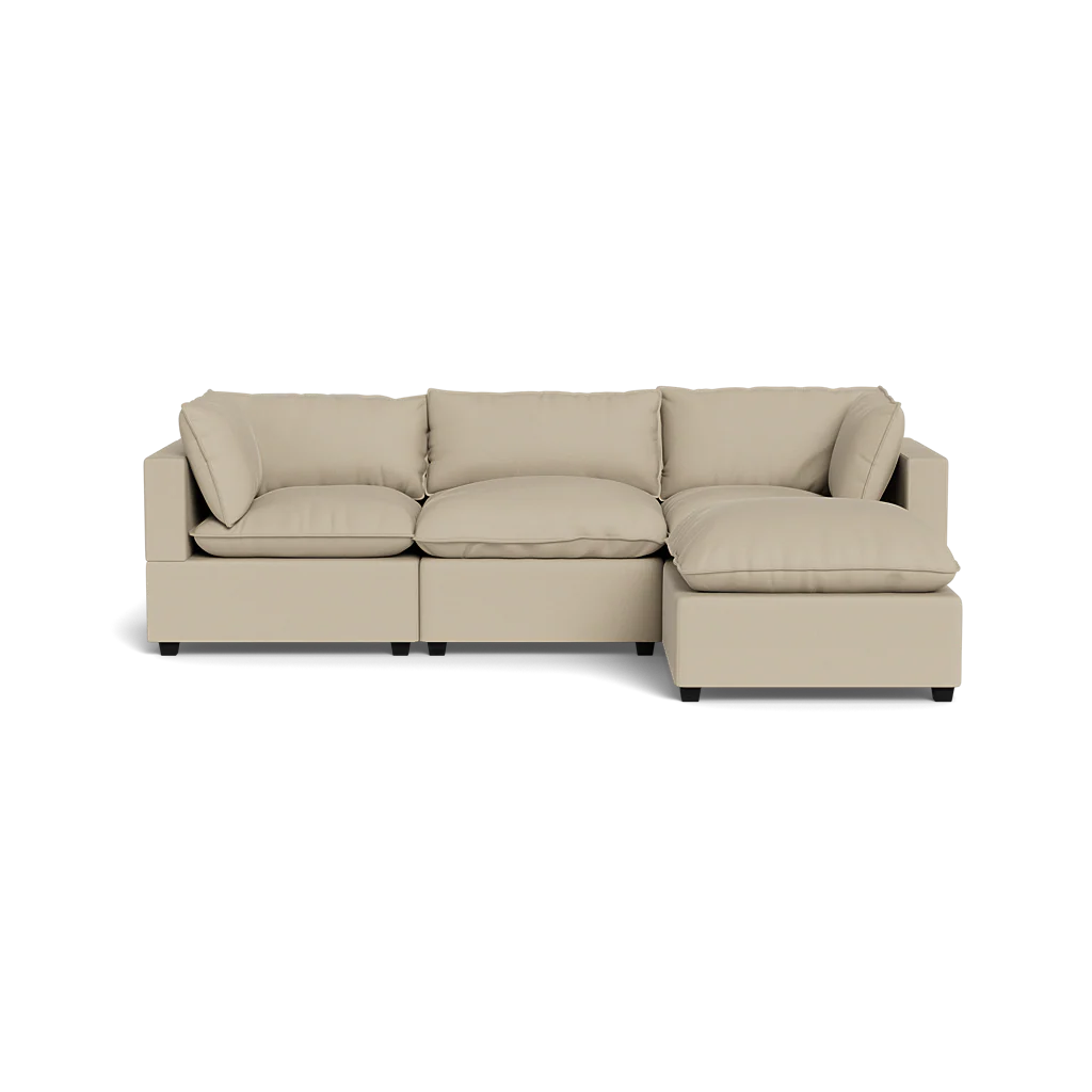 Kova Pillow Cushion Sofa 122" + Ottoman - Image 10