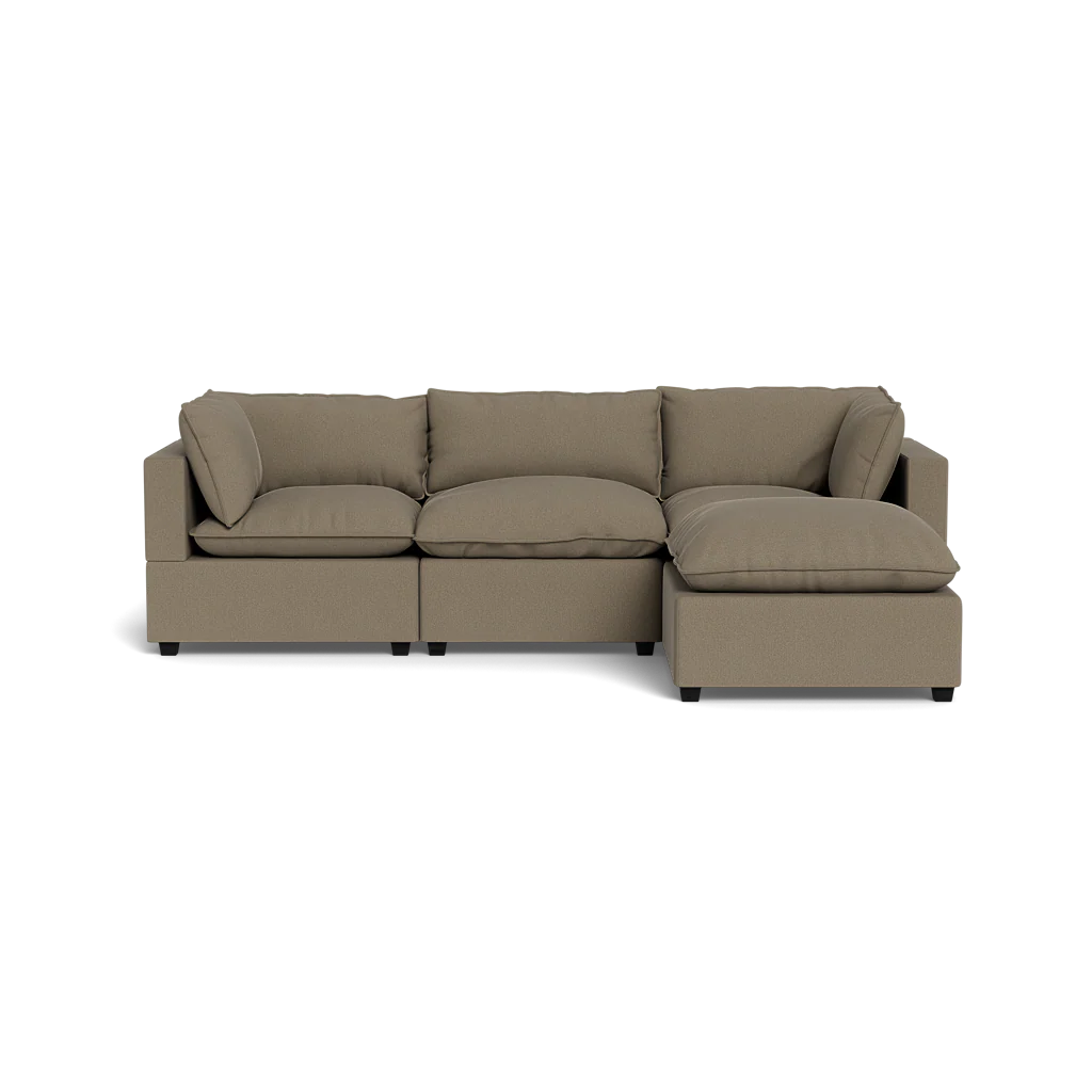 Kova Pillow Cushion Sofa 122" + Ottoman - Image 15