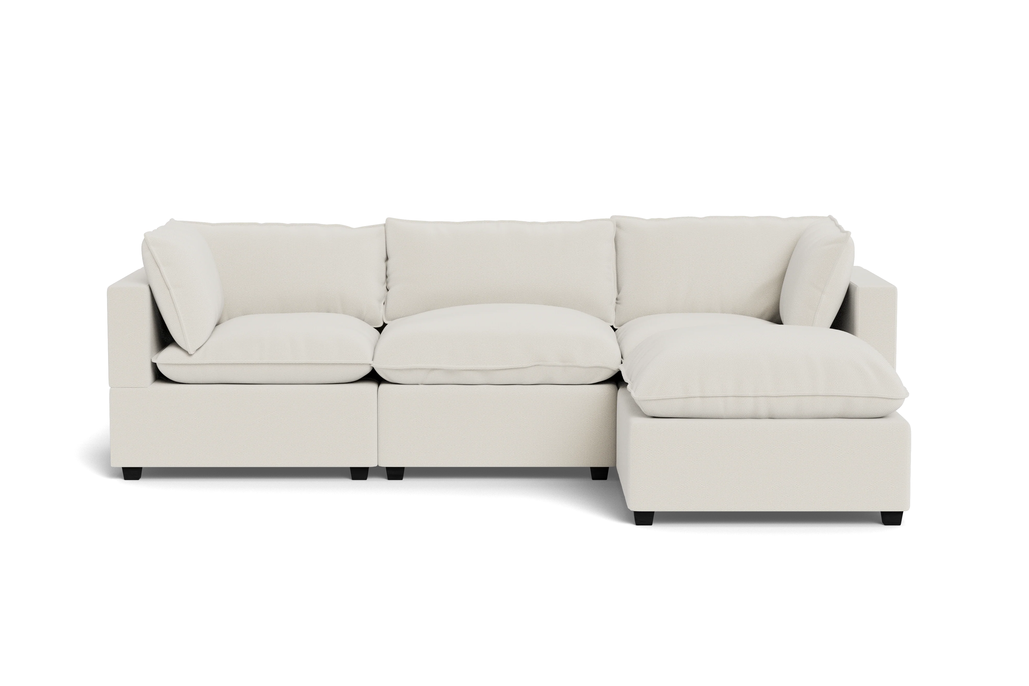 Kova Pillow Cushion Sofa 122" + Ottoman - Image 45