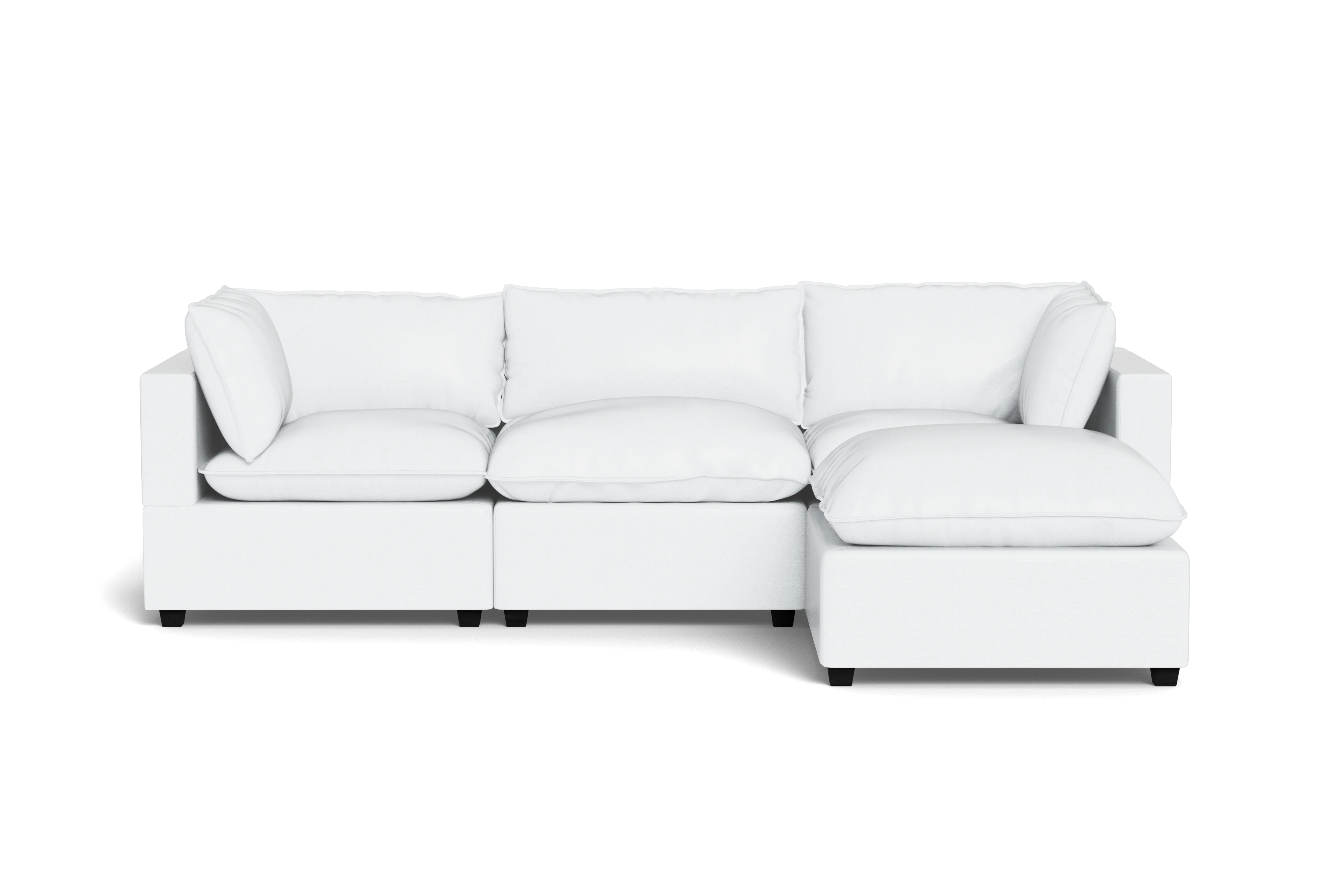 Kova Pillow Cushion Sofa 122" + Ottoman - Image 66