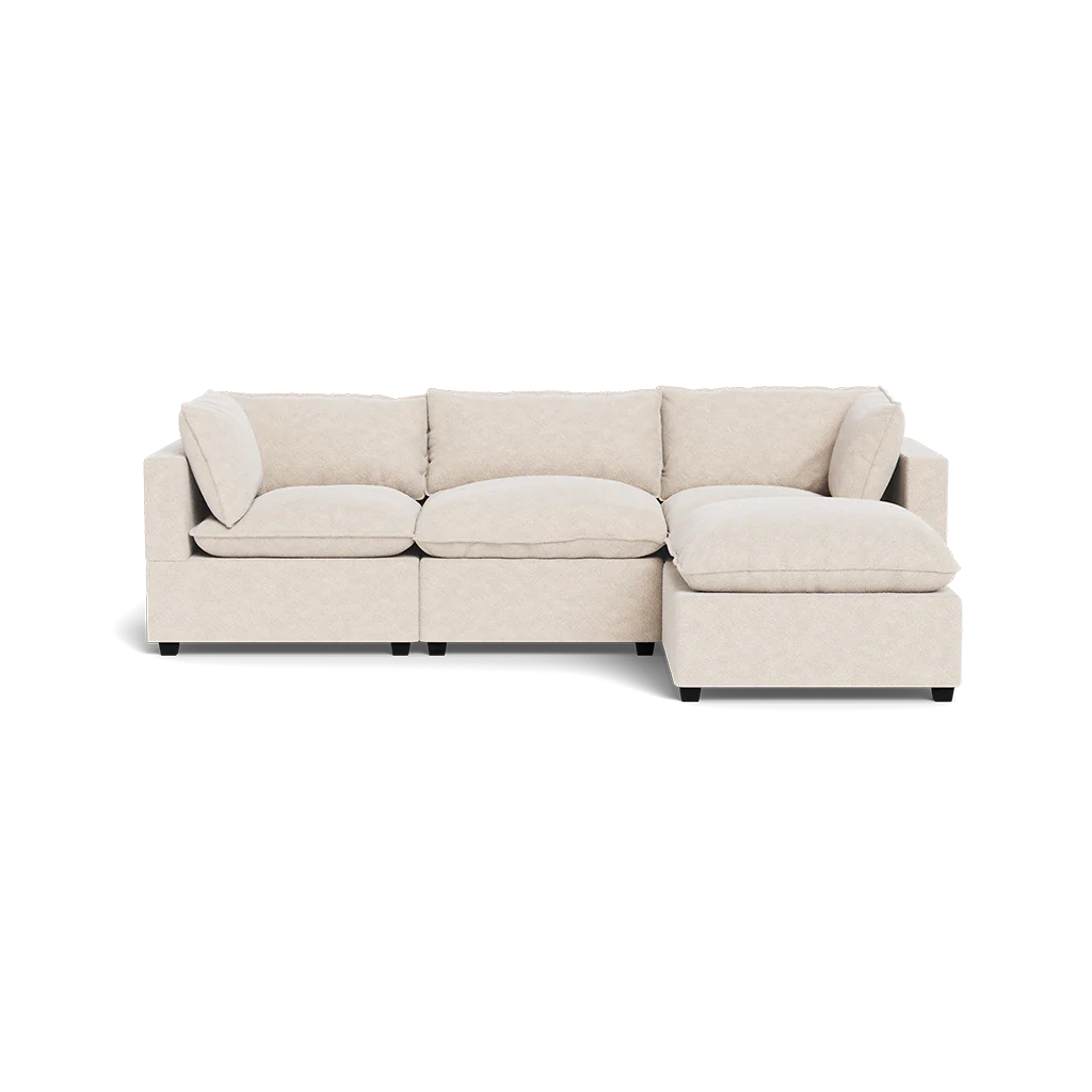 Kova Pillow Cushion Sofa 122" + Ottoman - Image 8