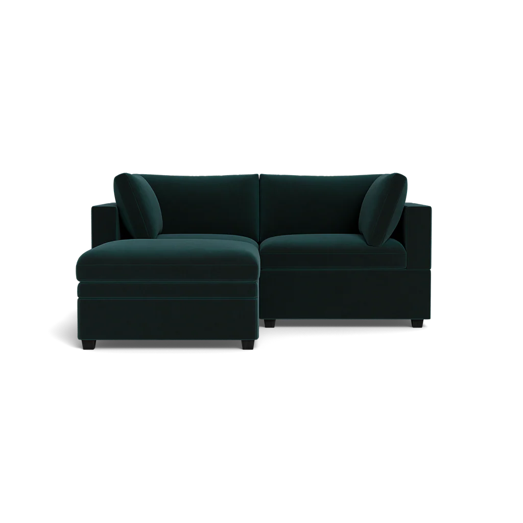 Kova Box Cushion Sofa 86" + Ottoman - Image 11