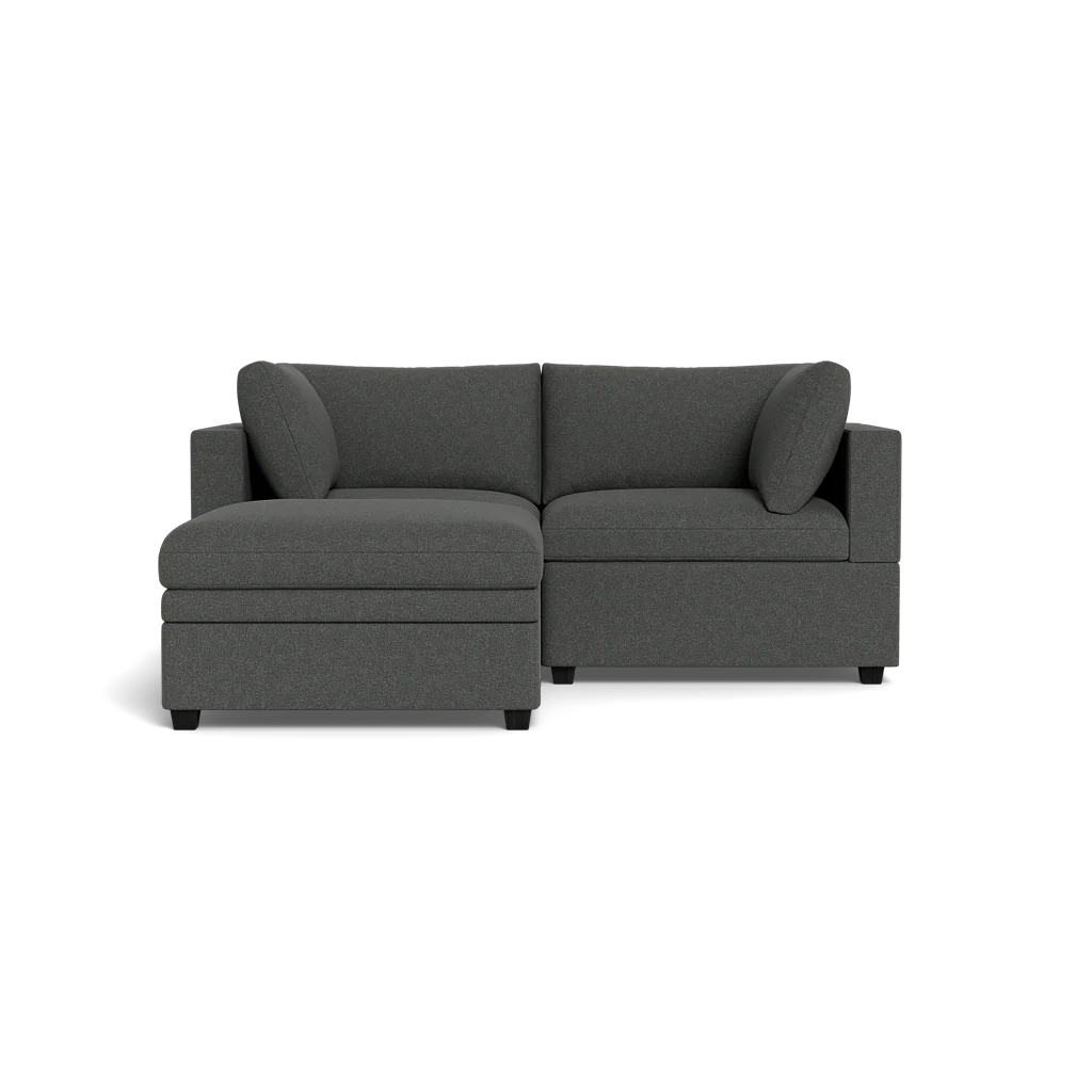 Kova Box Cushion Sofa 86" + Ottoman - Image 17