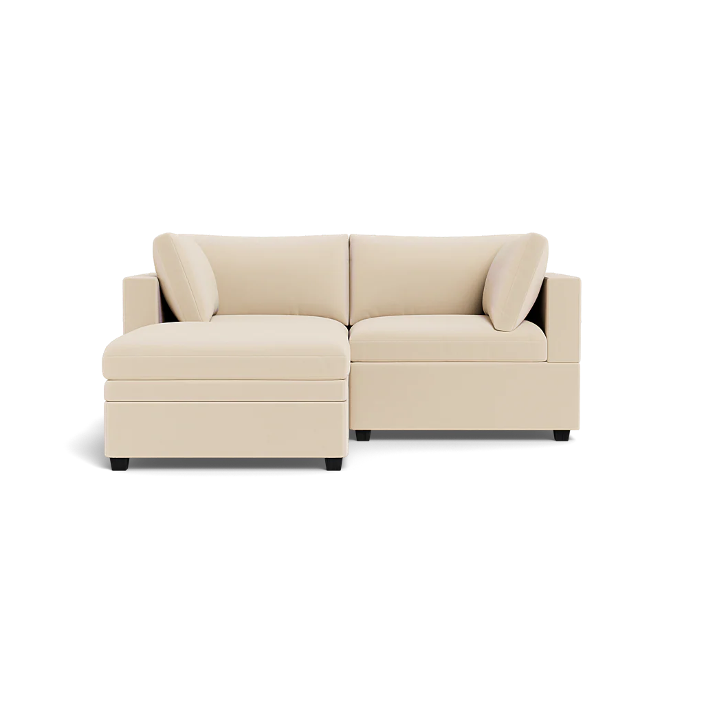 Kova Box Cushion Sofa 86" + Ottoman - Image 3
