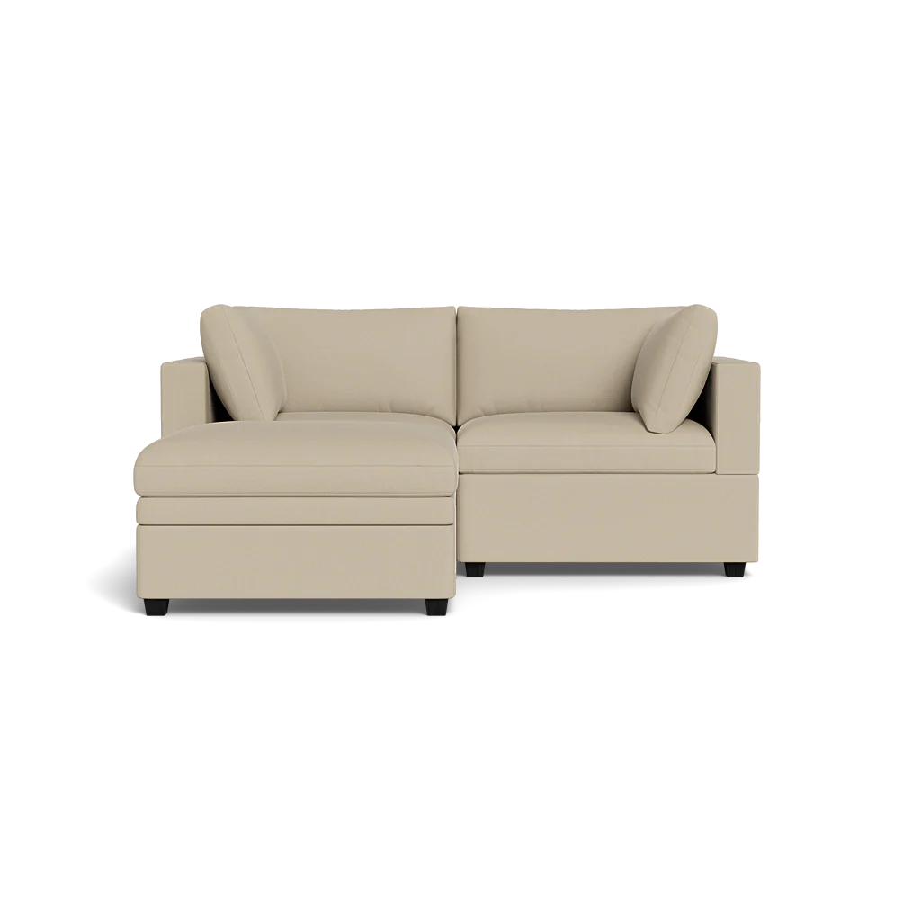 Kova Box Cushion Sofa 86" + Ottoman - Image 4