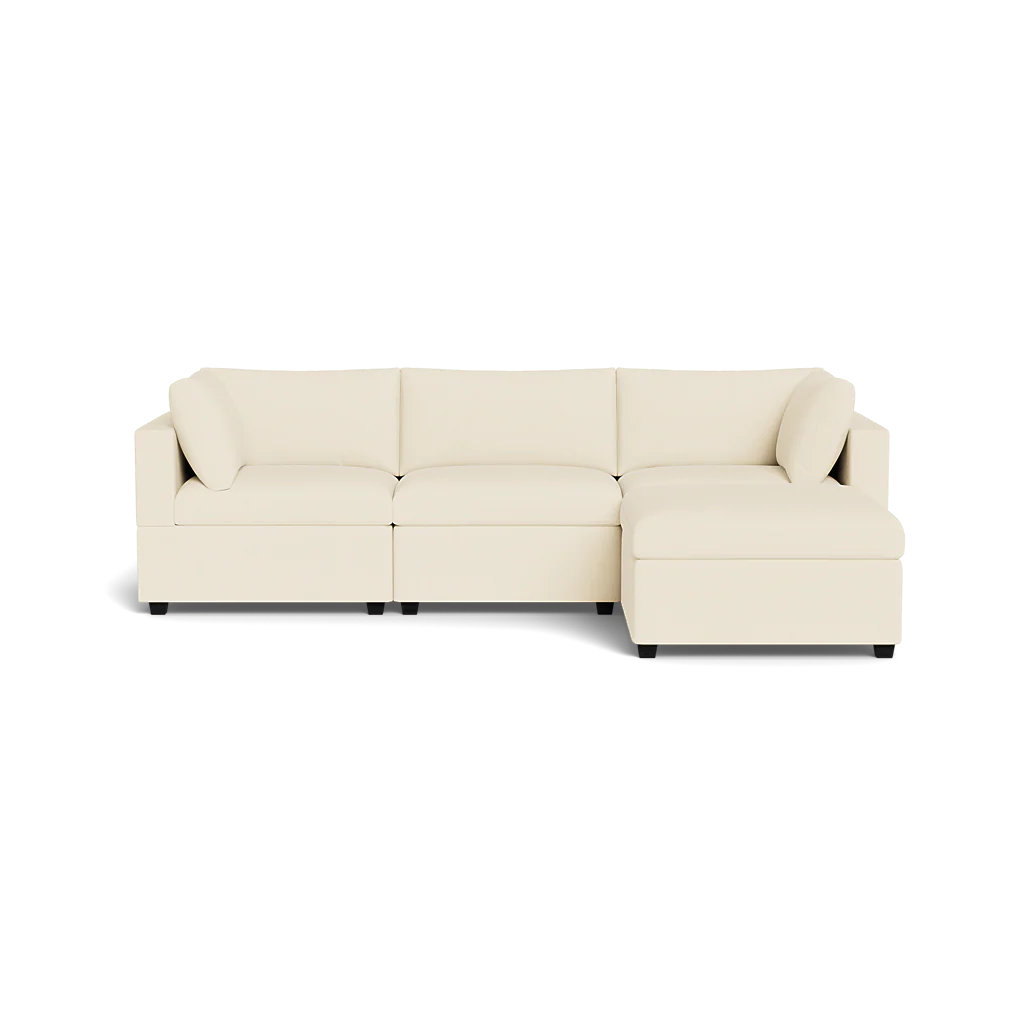 Kova Box Cushion Sofa 122" + Ottoman - Image 13