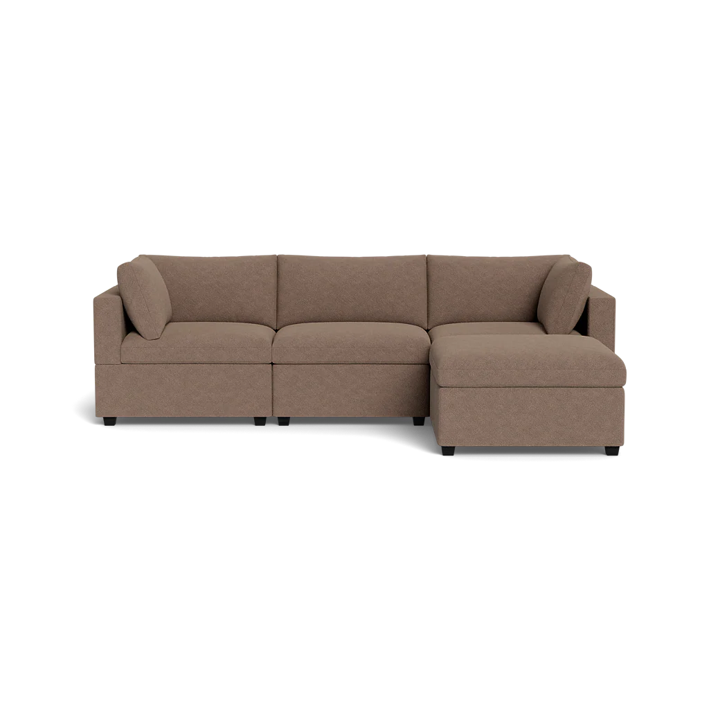 Kova Box Cushion Sofa 122" + Ottoman - Image 16