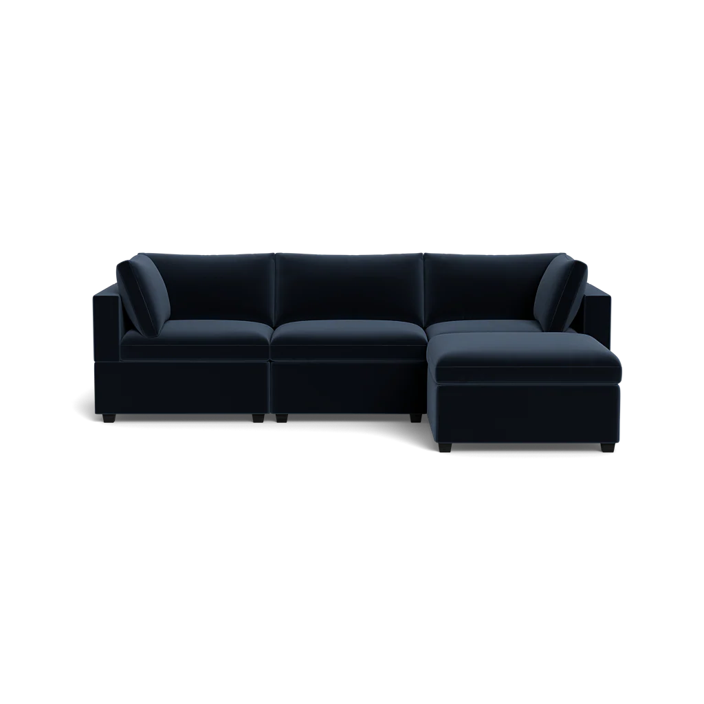 Kova Box Cushion Sofa 122" + Ottoman - Image 20