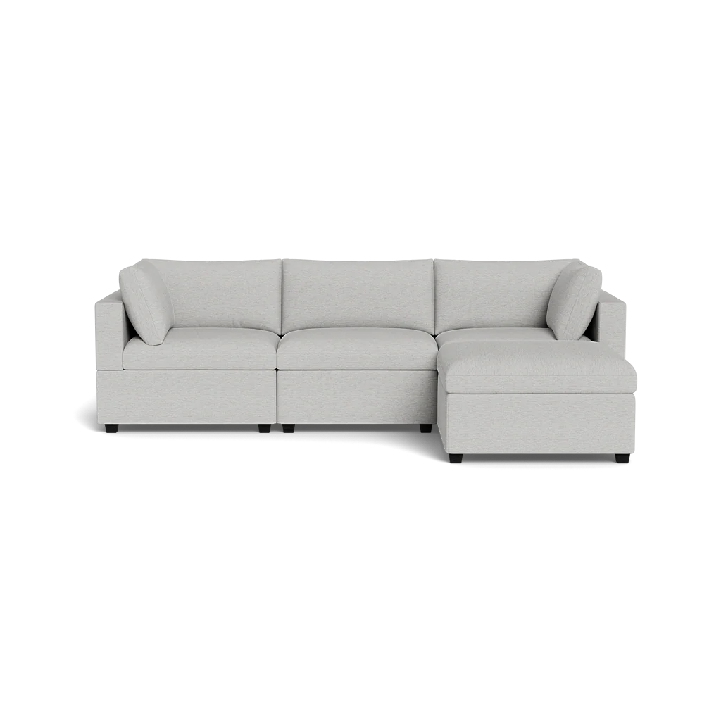 Kova Box Cushion Sofa 122" + Ottoman - Image 25