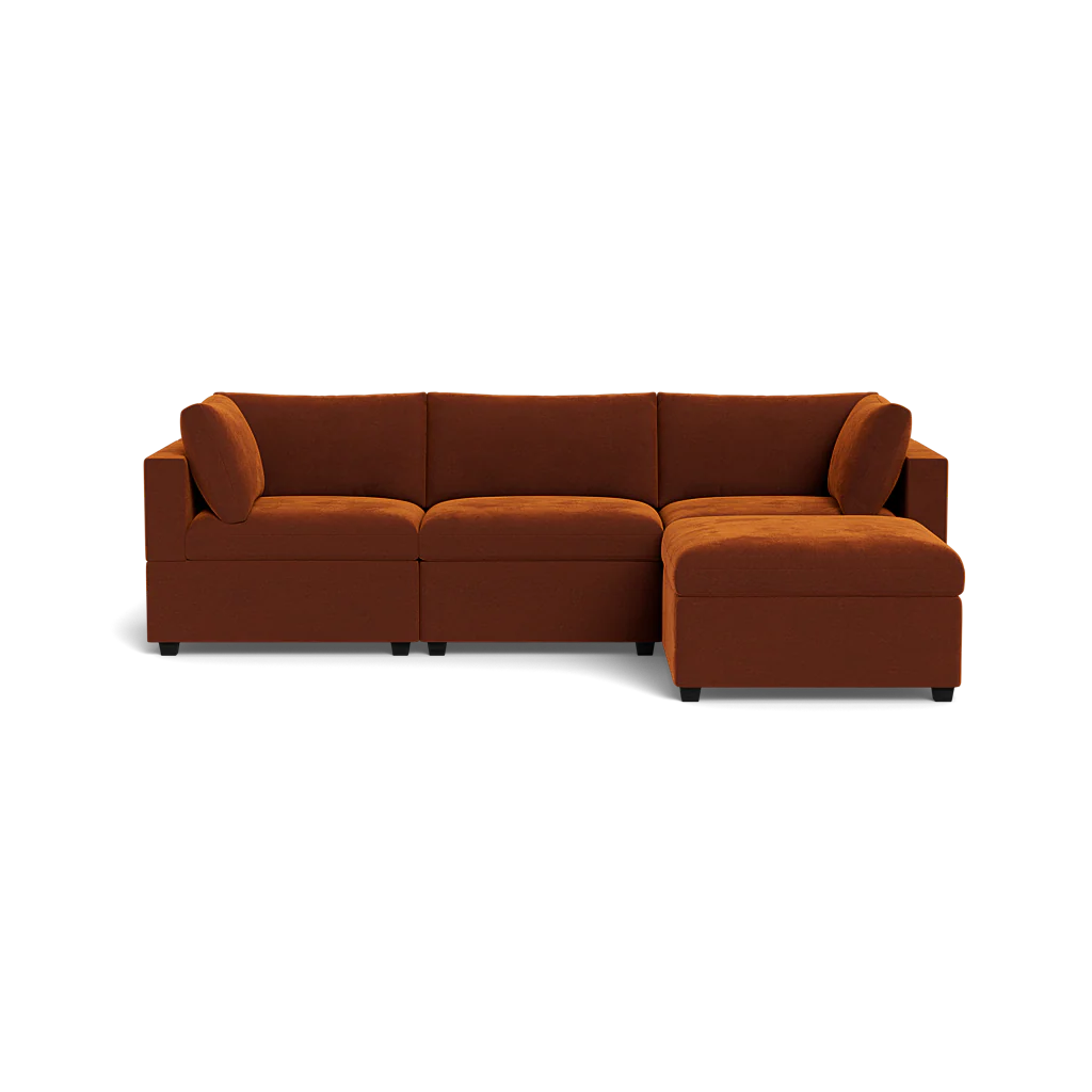 Kova Box Cushion Sofa 122" + Ottoman - Image 26